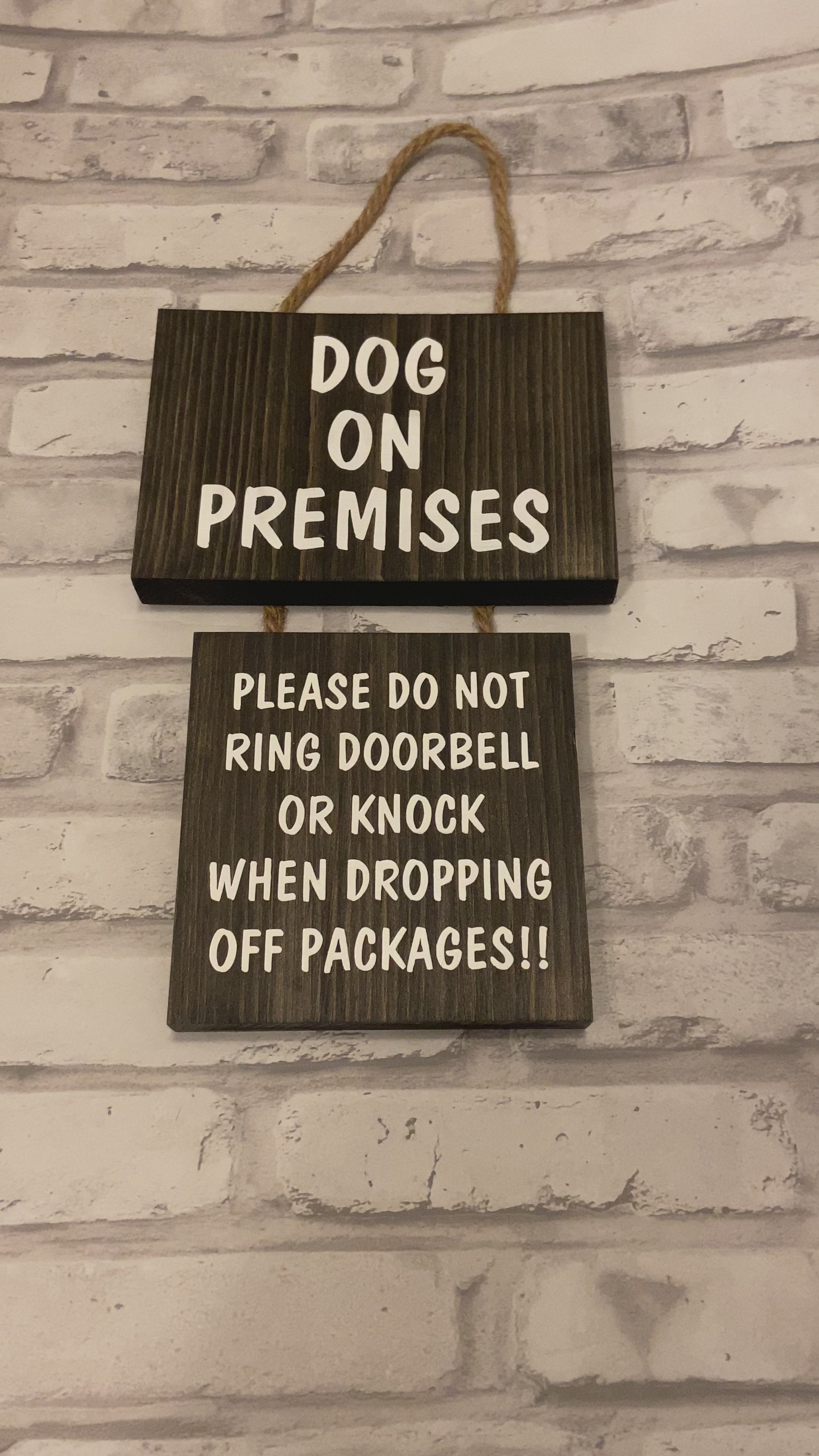 Dog On Premises - Door Hanger