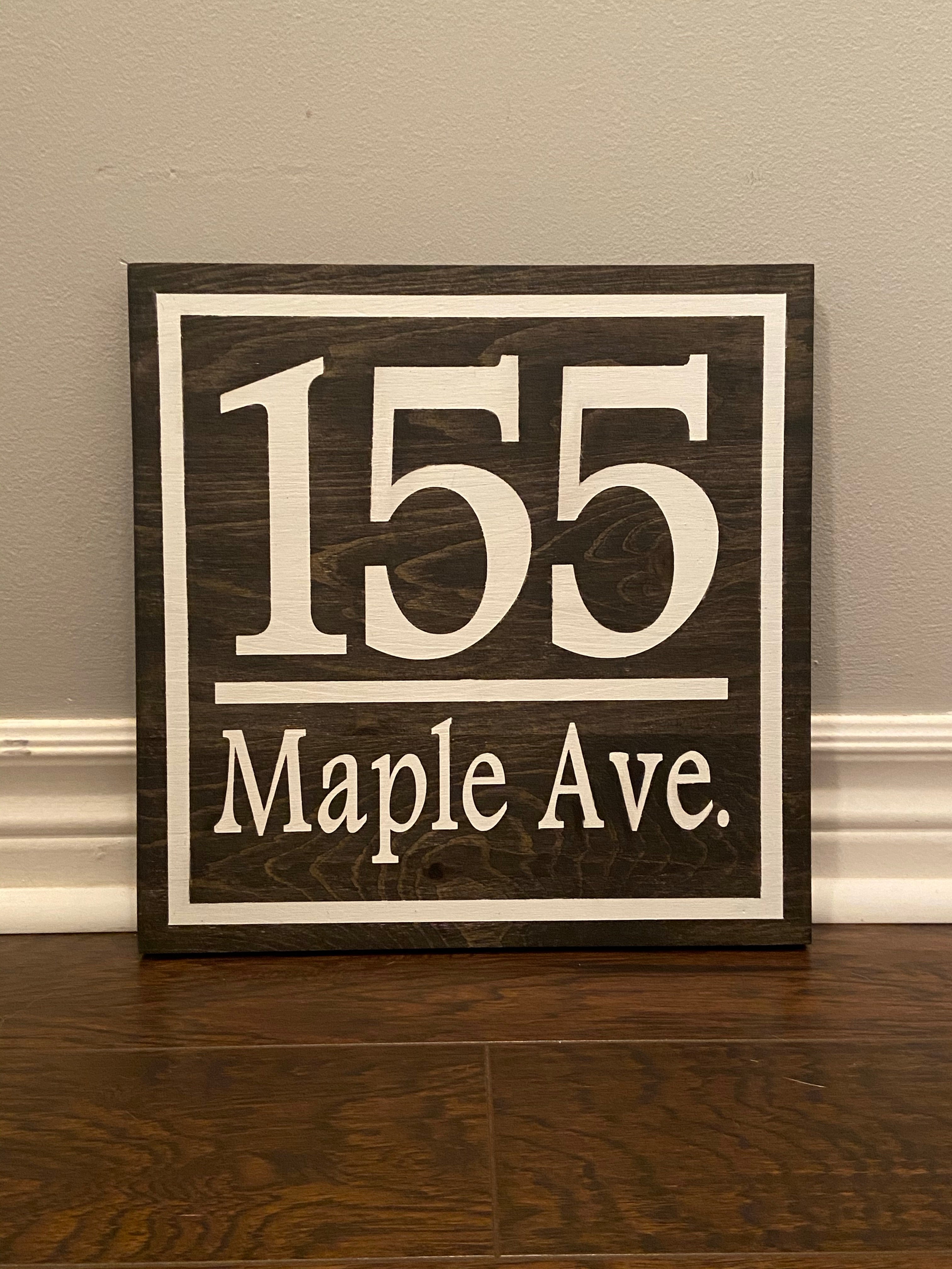 Address Sign