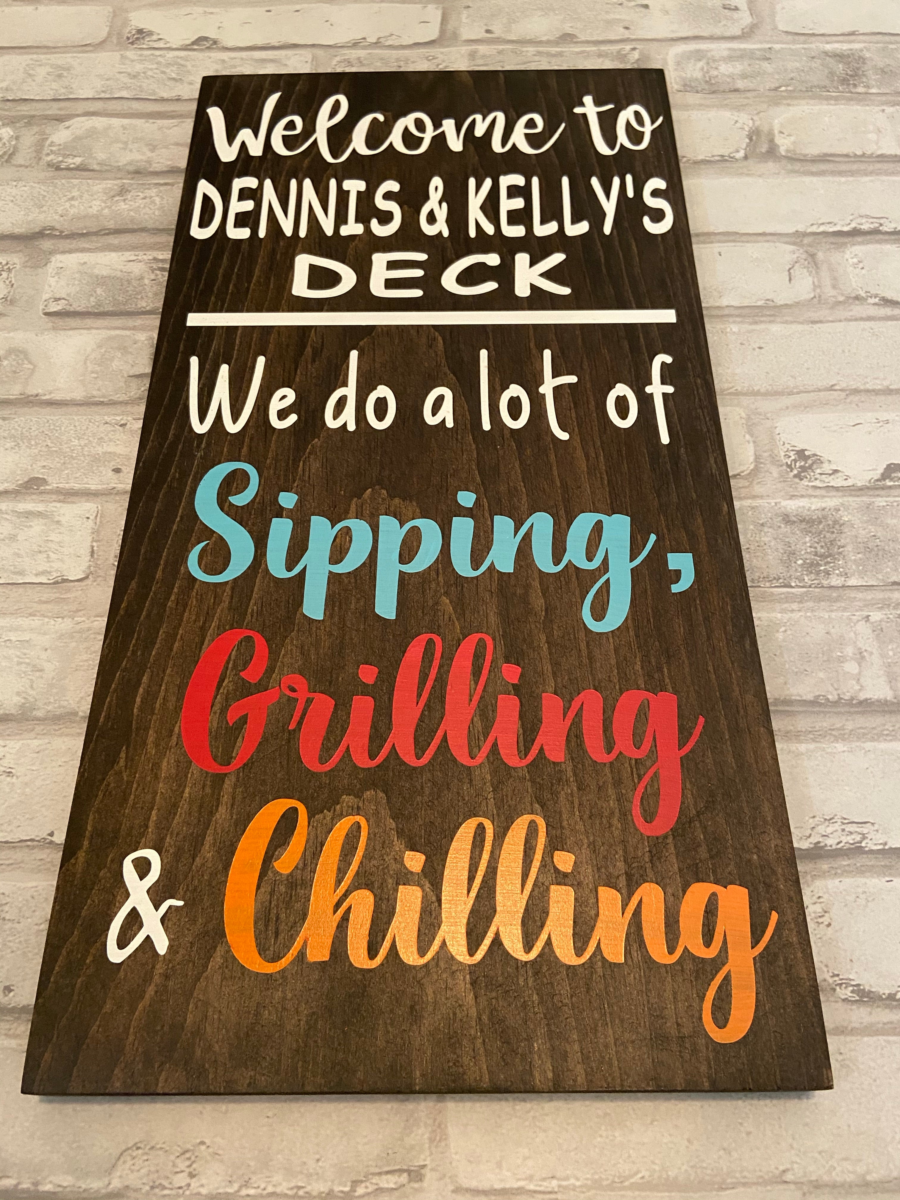 Custom Deck Sign