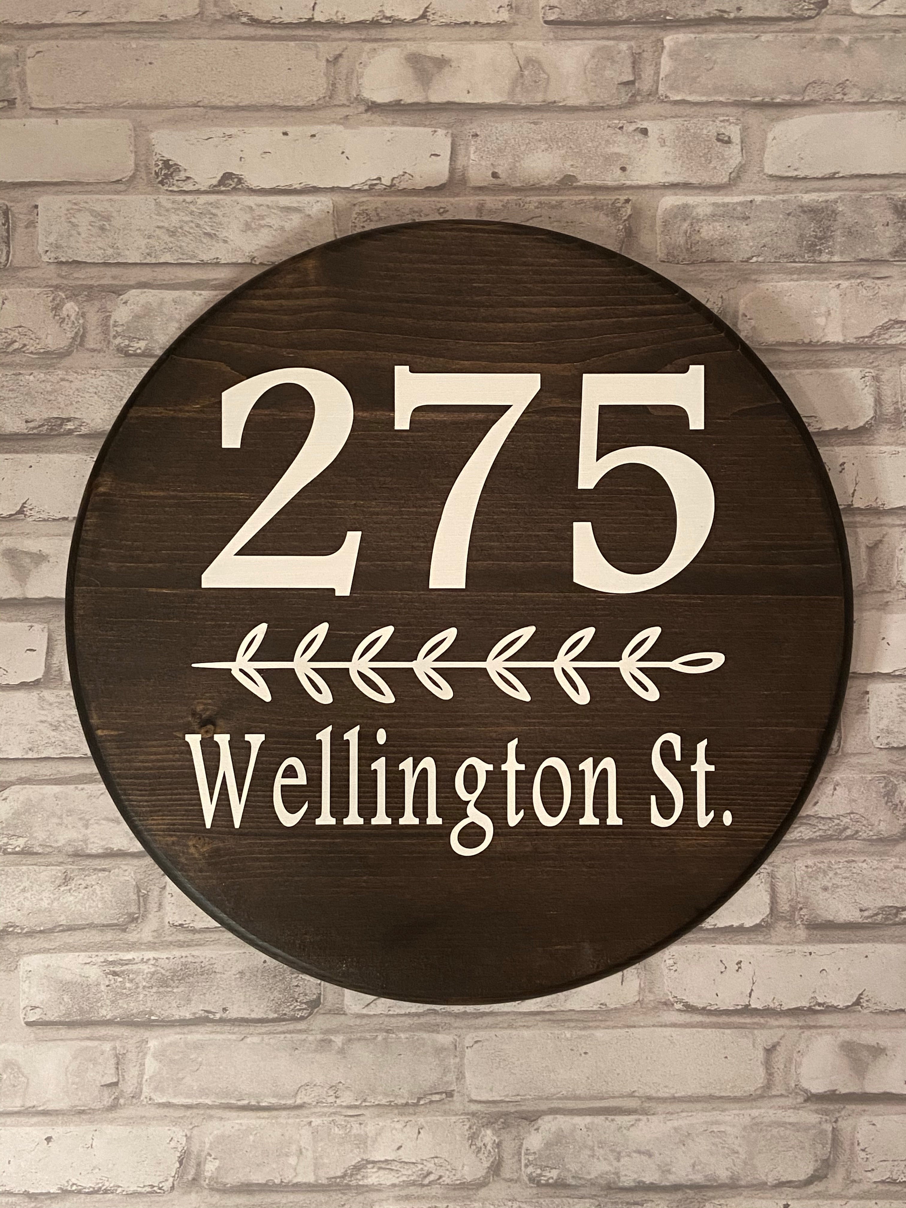 12” Address Sign