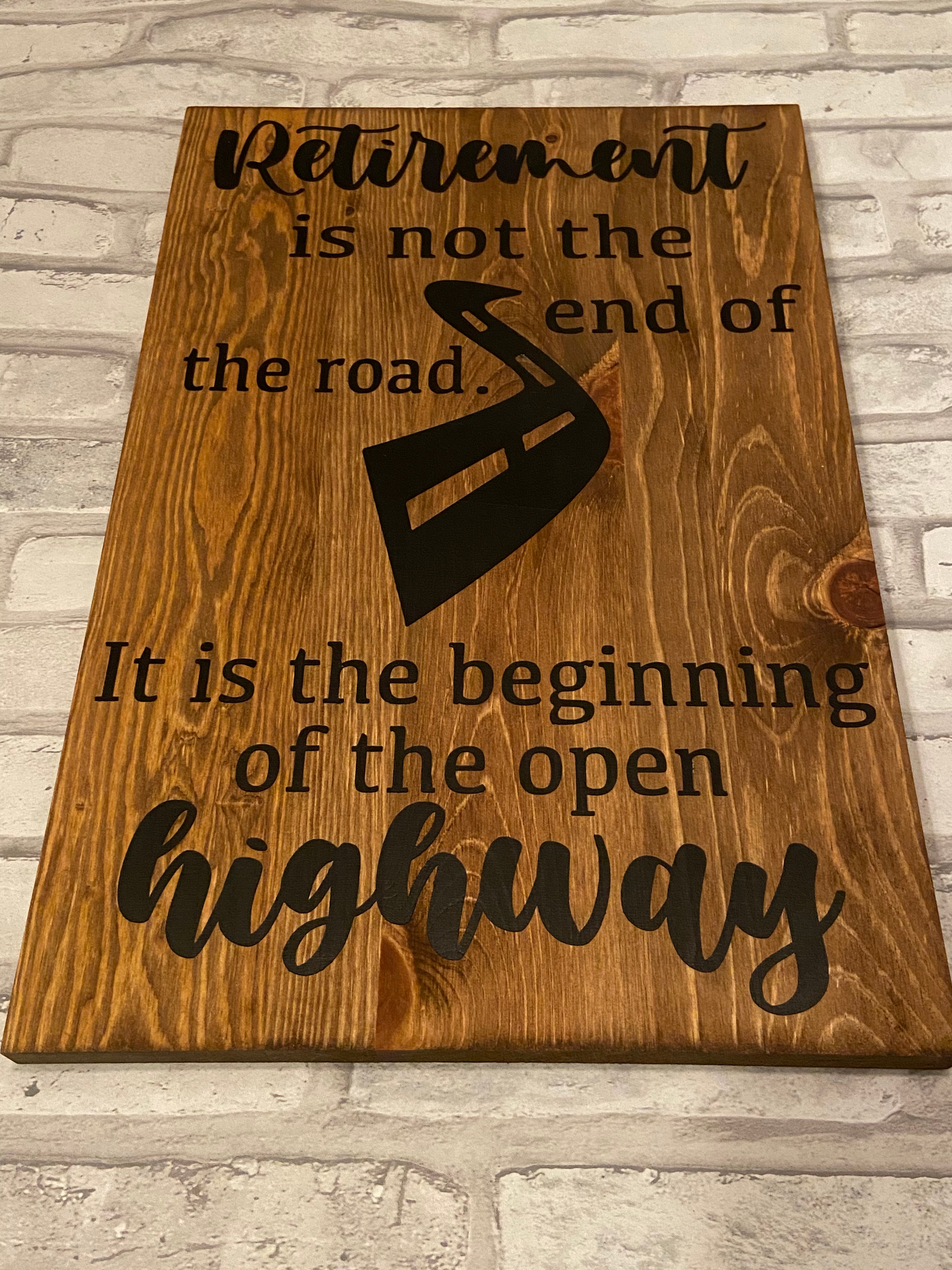 Retirement Sign