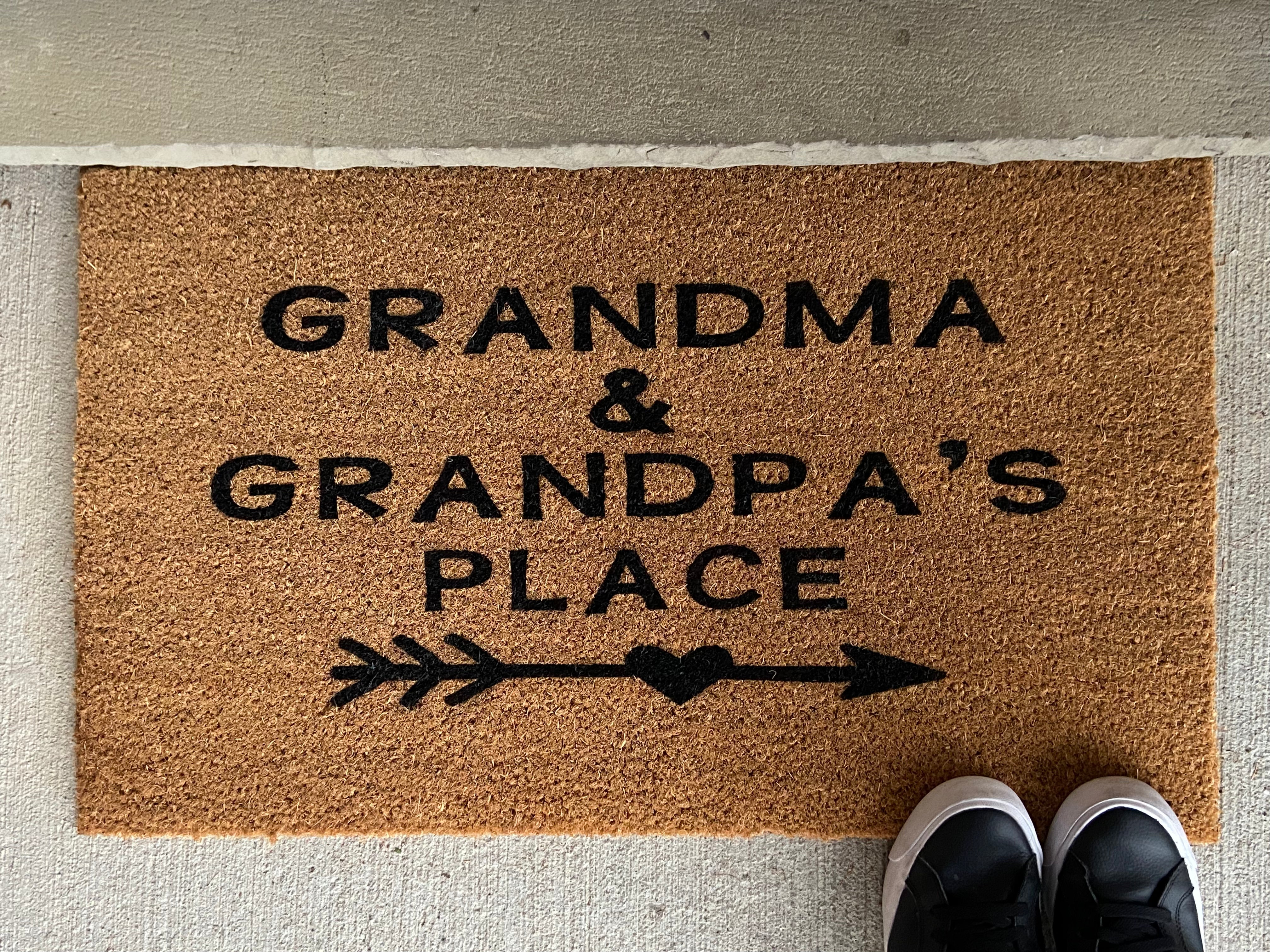 Grandma & Grandpa Doormat