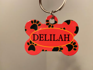 Dog Bone Pet Tag