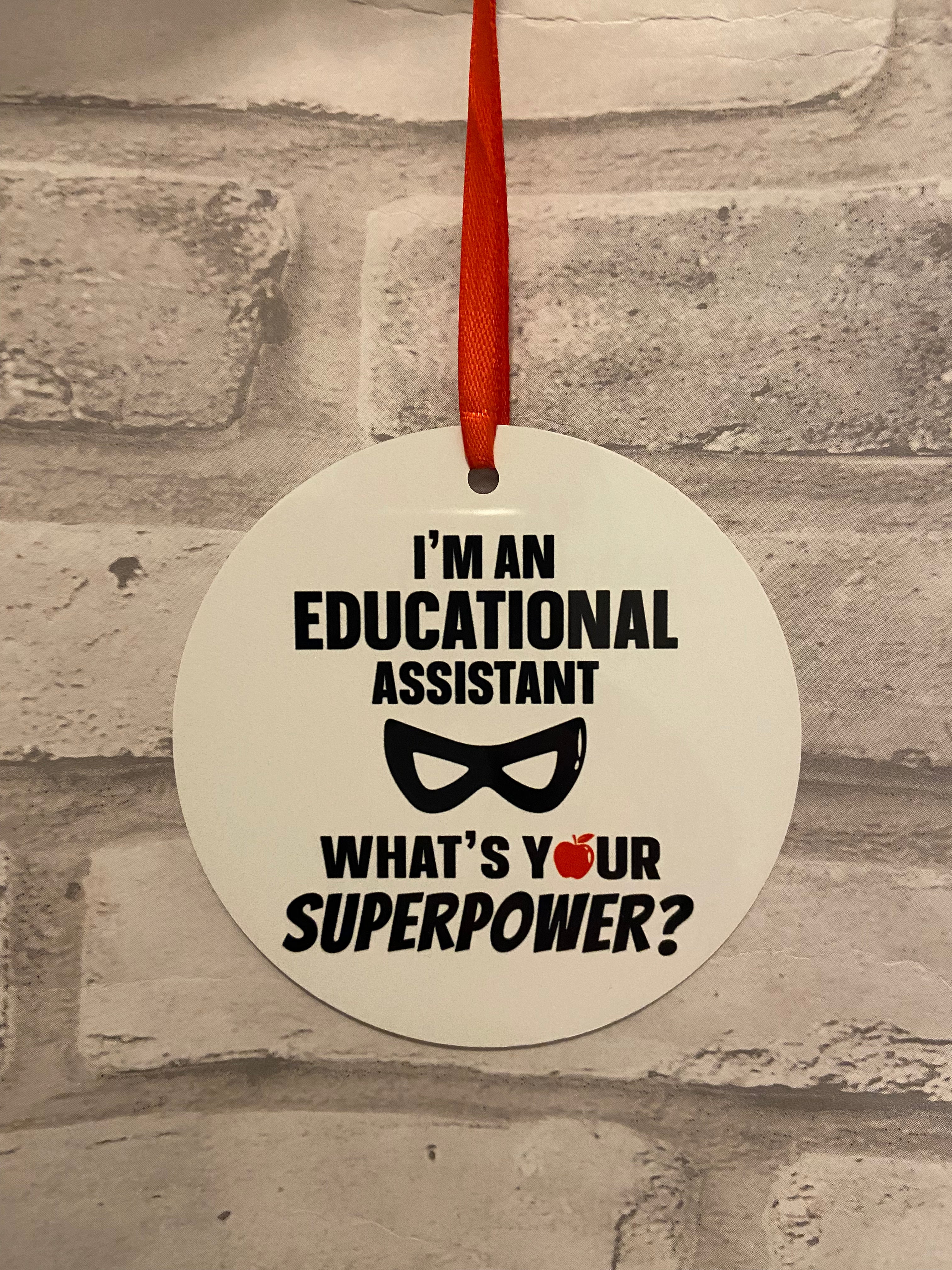 Educational Assistant Ornament