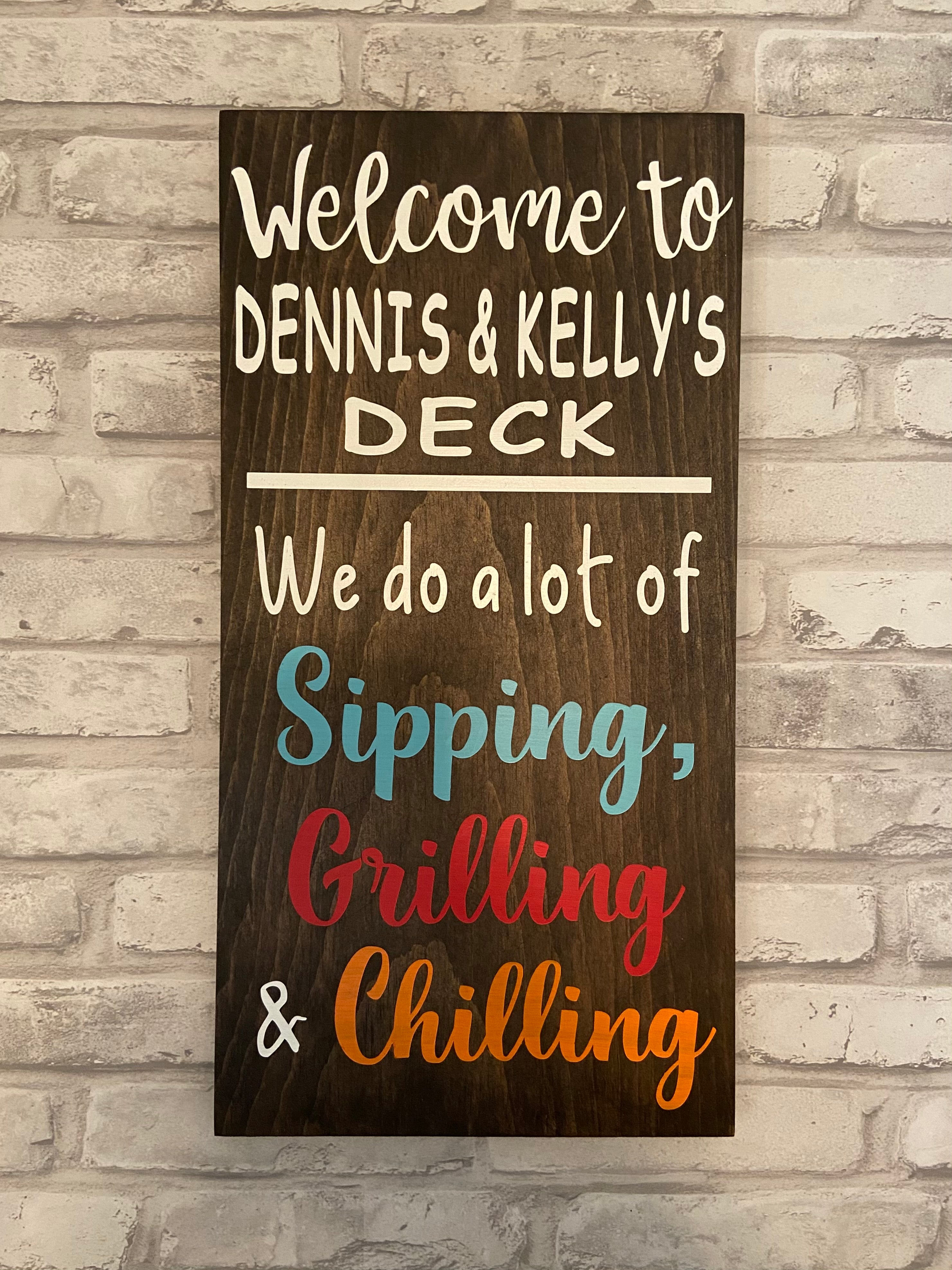 Custom Deck Sign