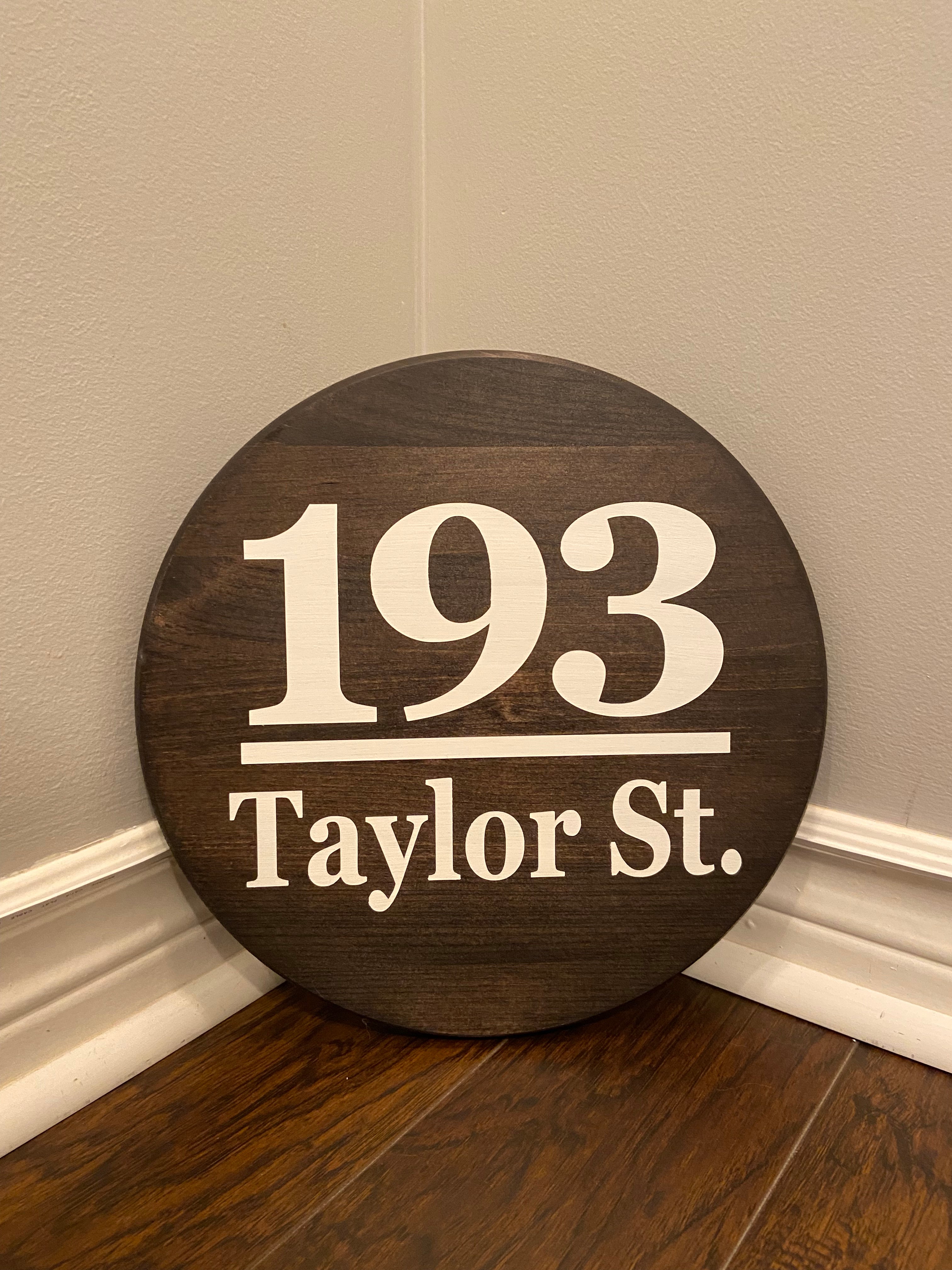 12” Address Sign