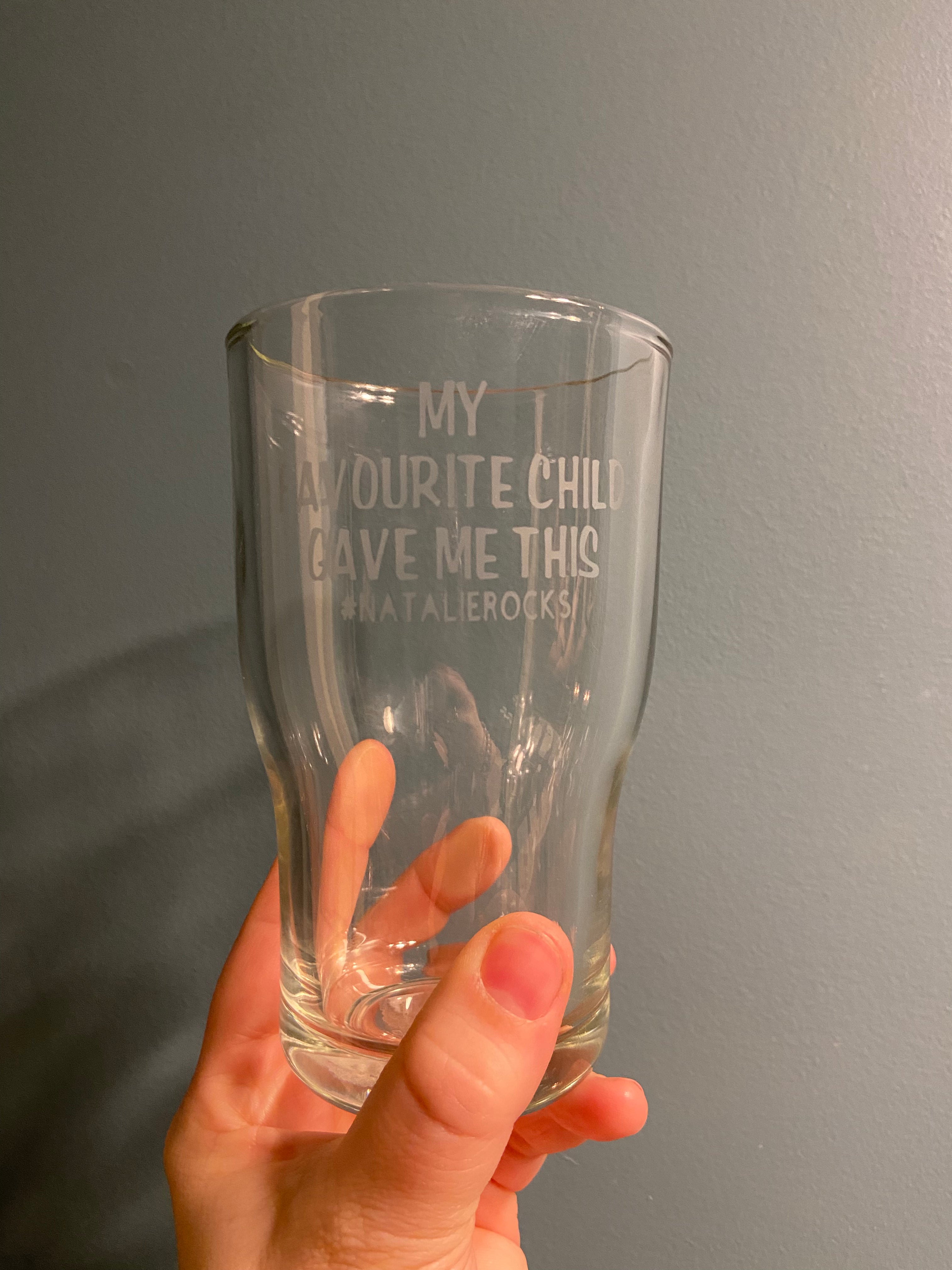 Favourite Child Beer Glass