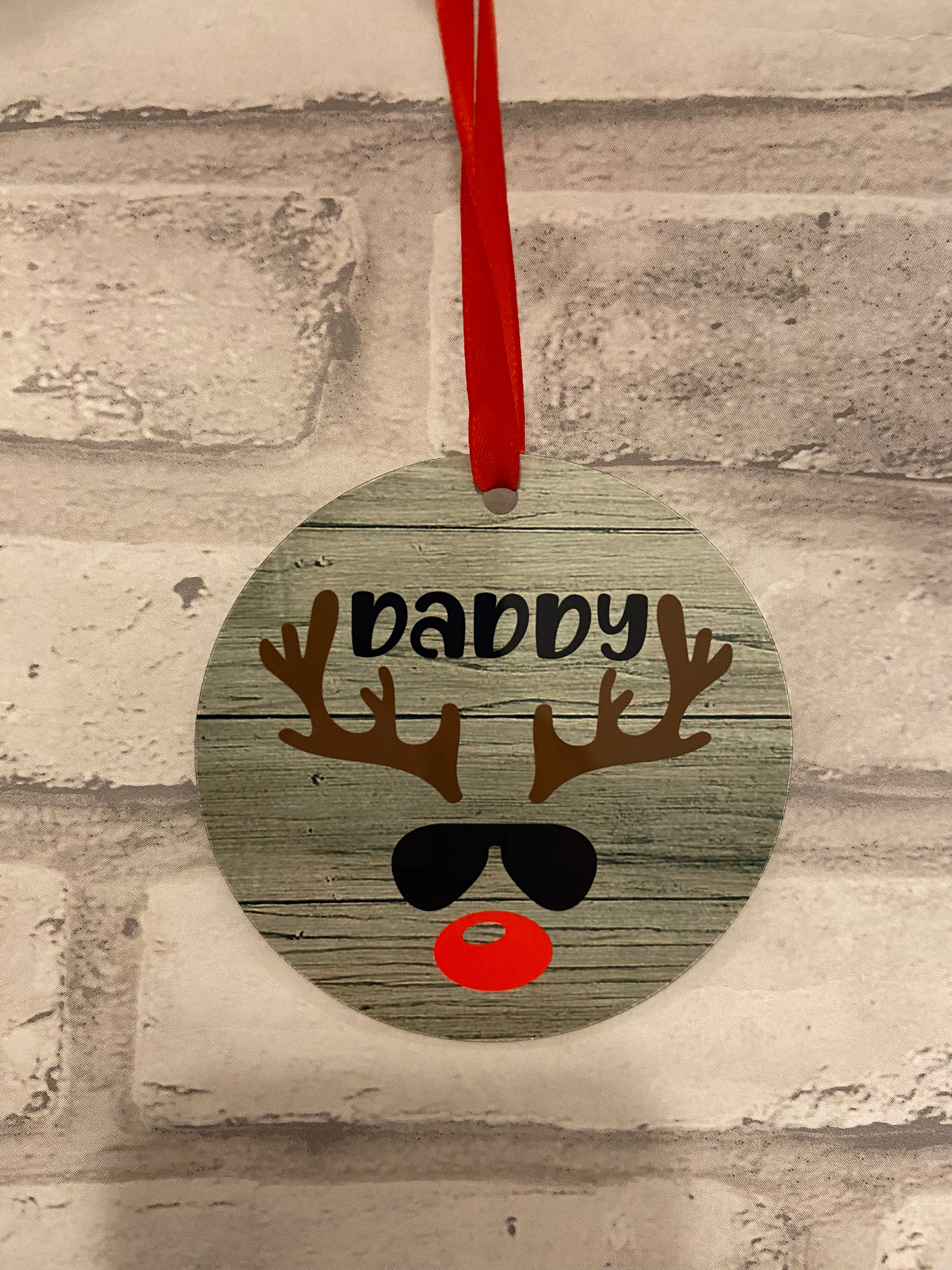 Reindeer Family Ornament