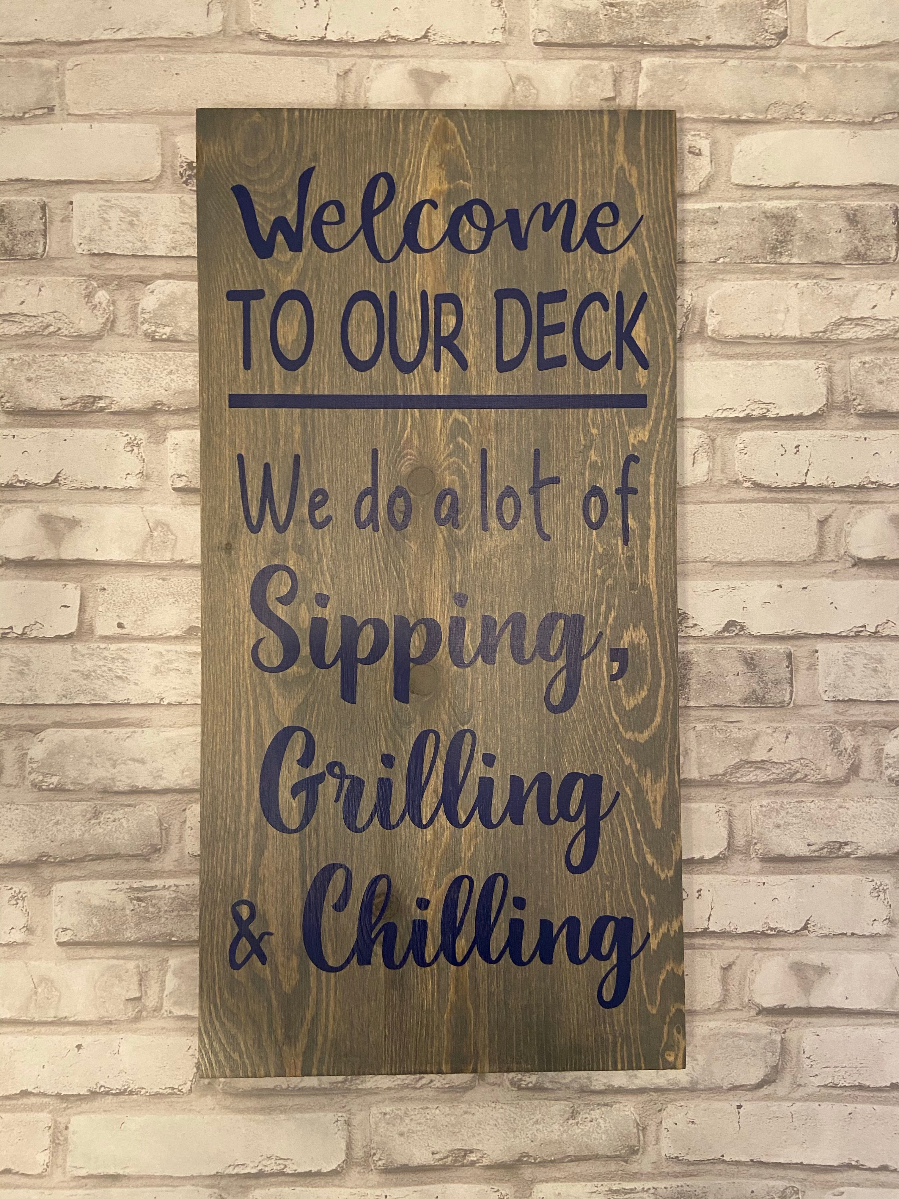 Deck Sign