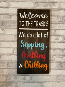 Custom Deck Sign