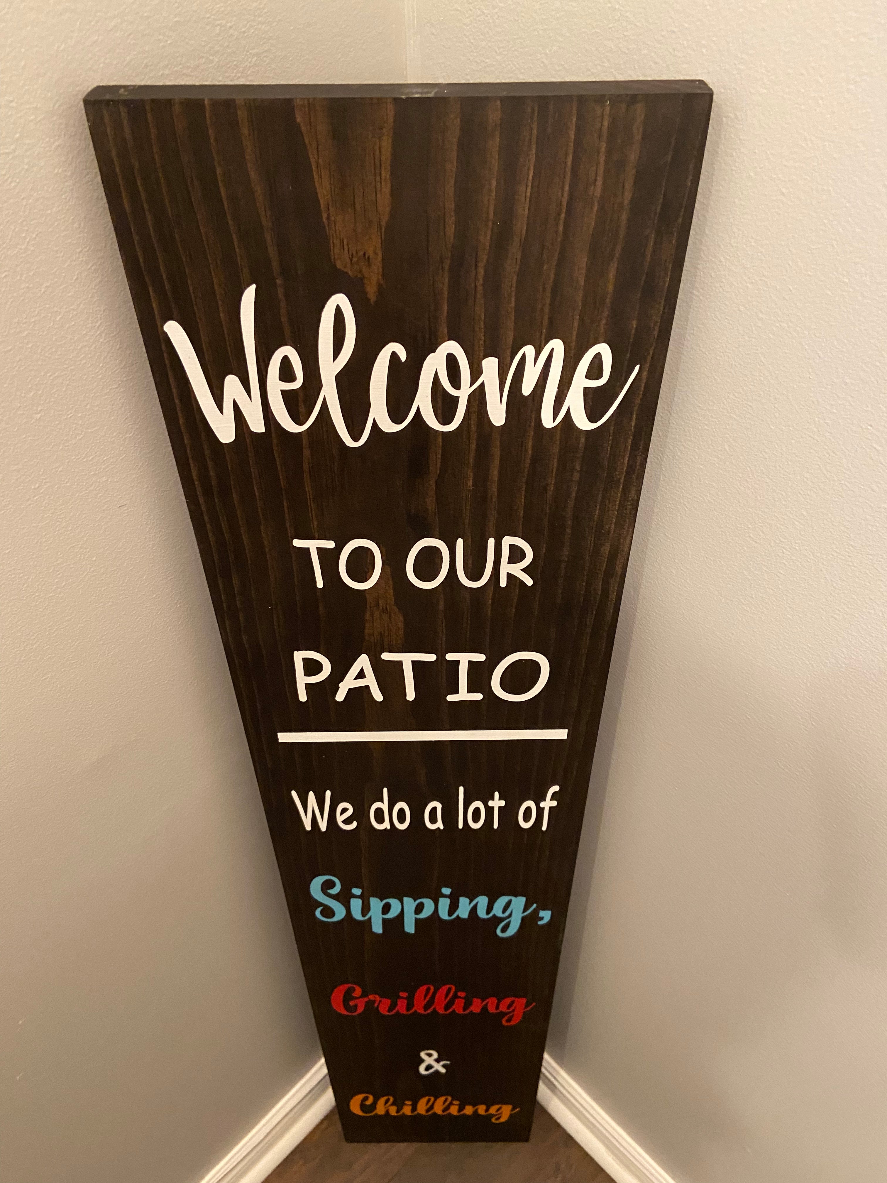 Patio Sign