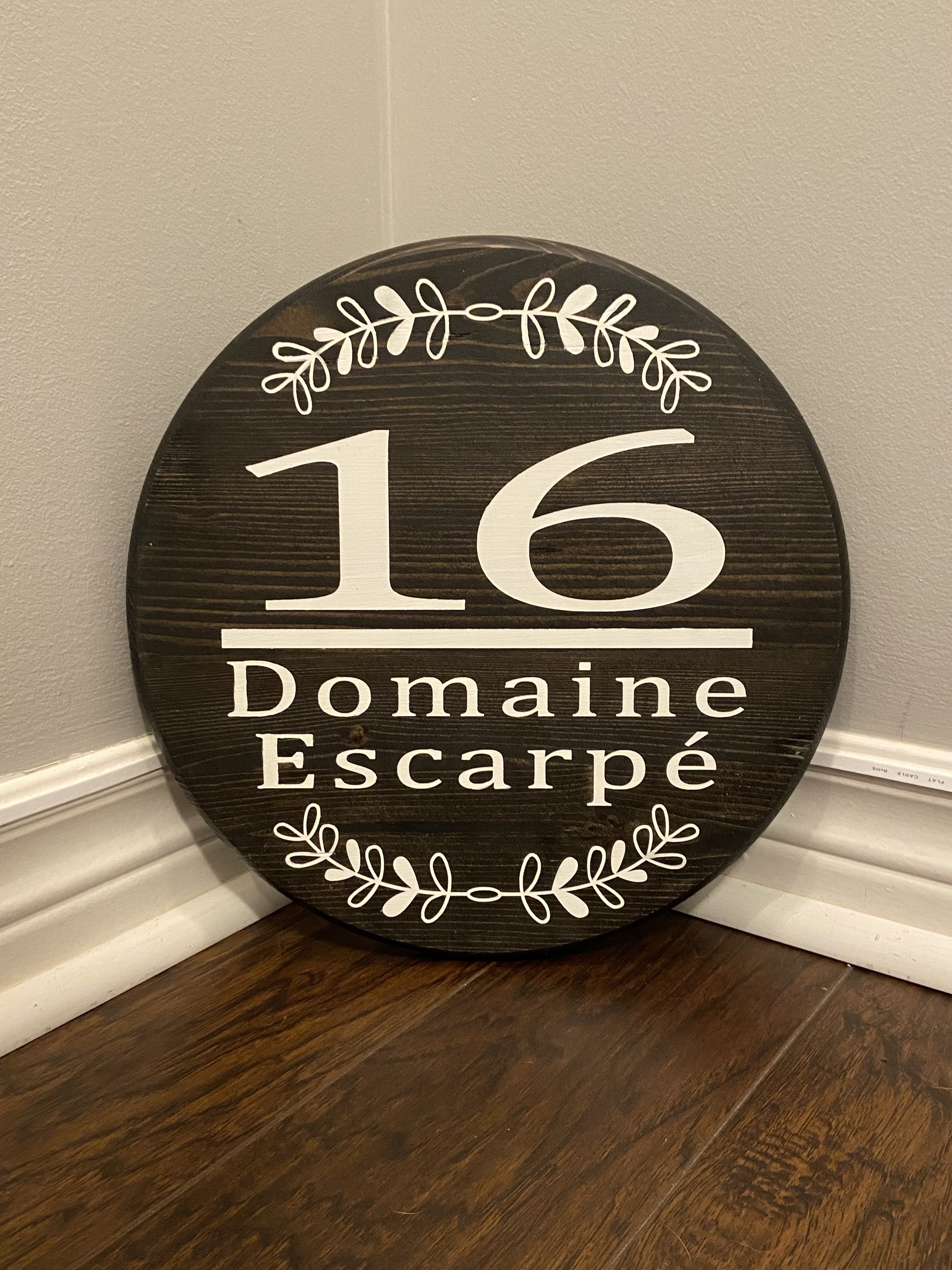 Custom Address Sign