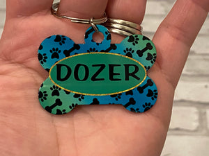 Dog Bone Pet Tag