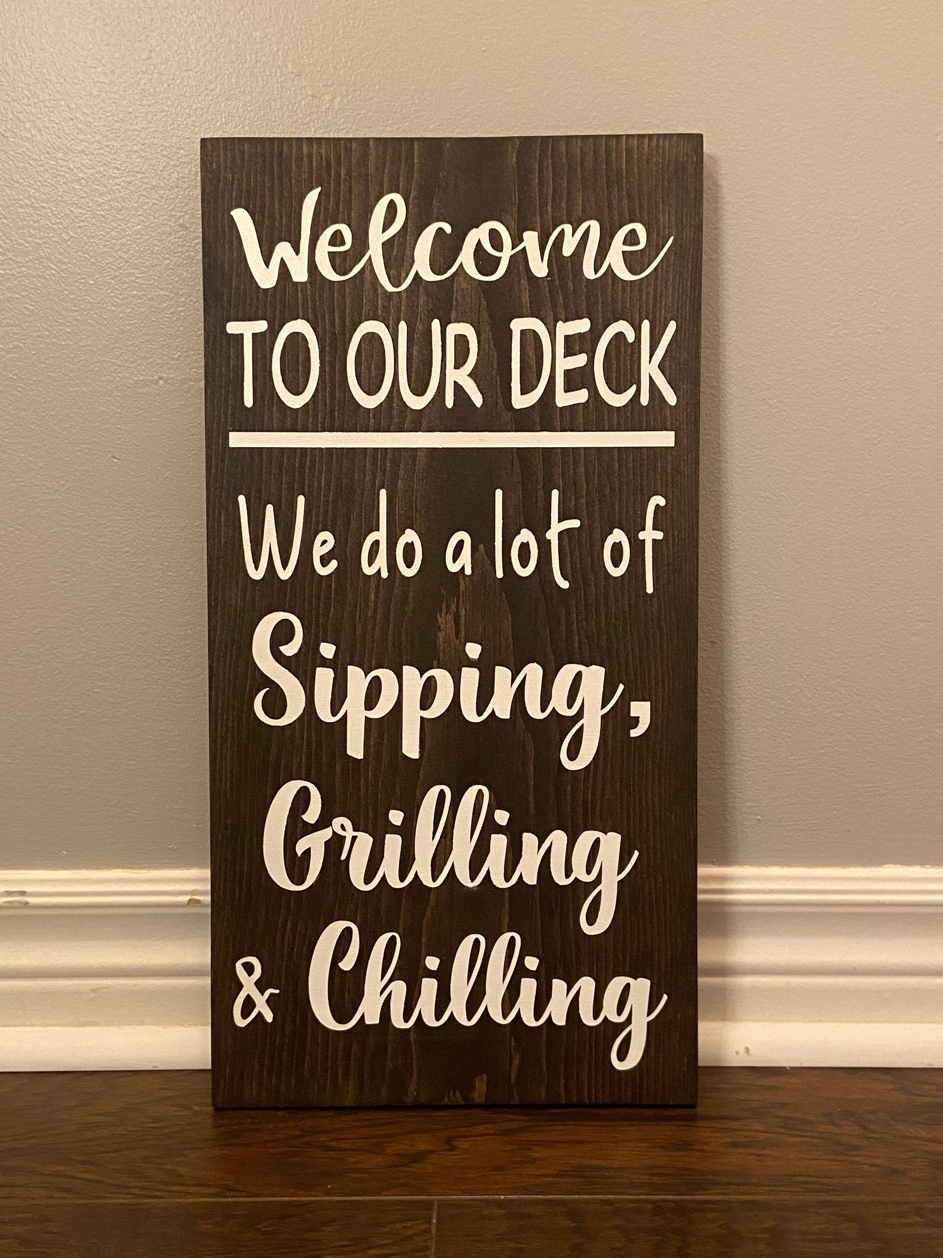 Deck Sign