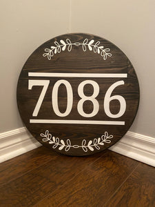 Custom Address Sign