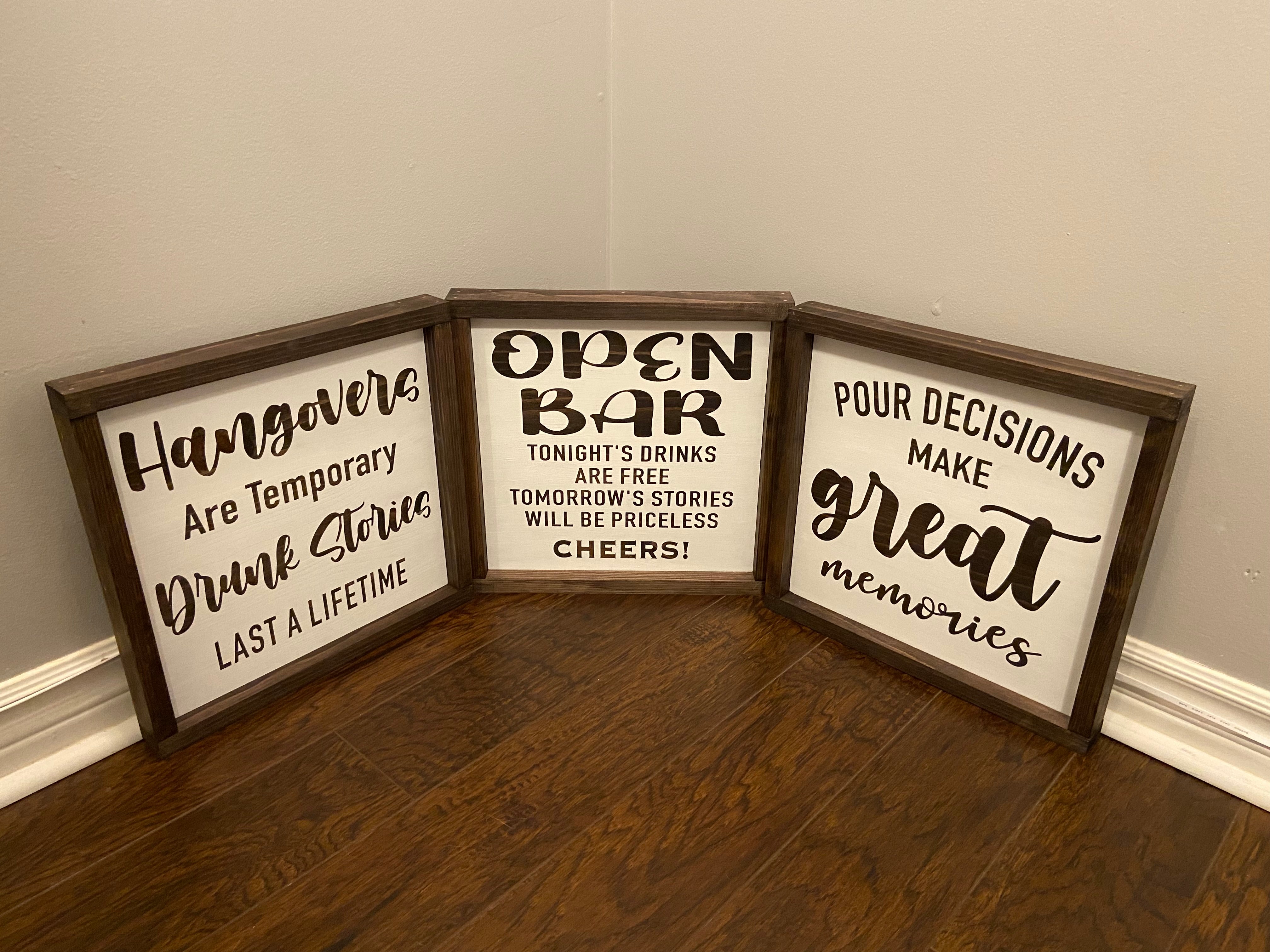 Bar Sign Set