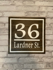 Address Sign