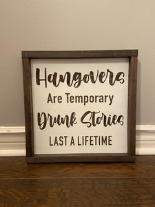 Hangover Bar Sign