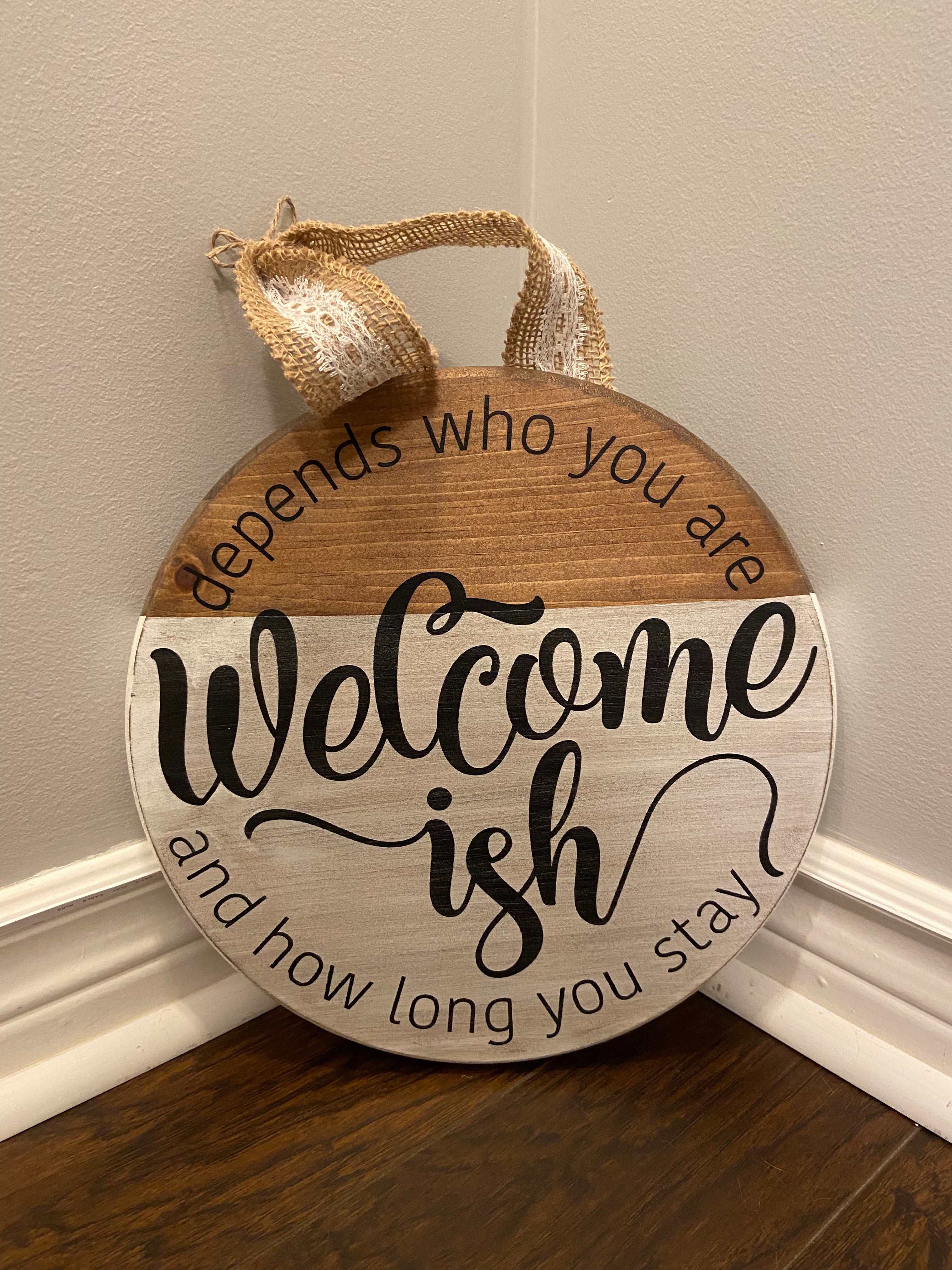 Welcome-ish Door Hanger