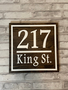 Address Sign