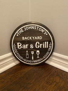 Bar & Grill Sign