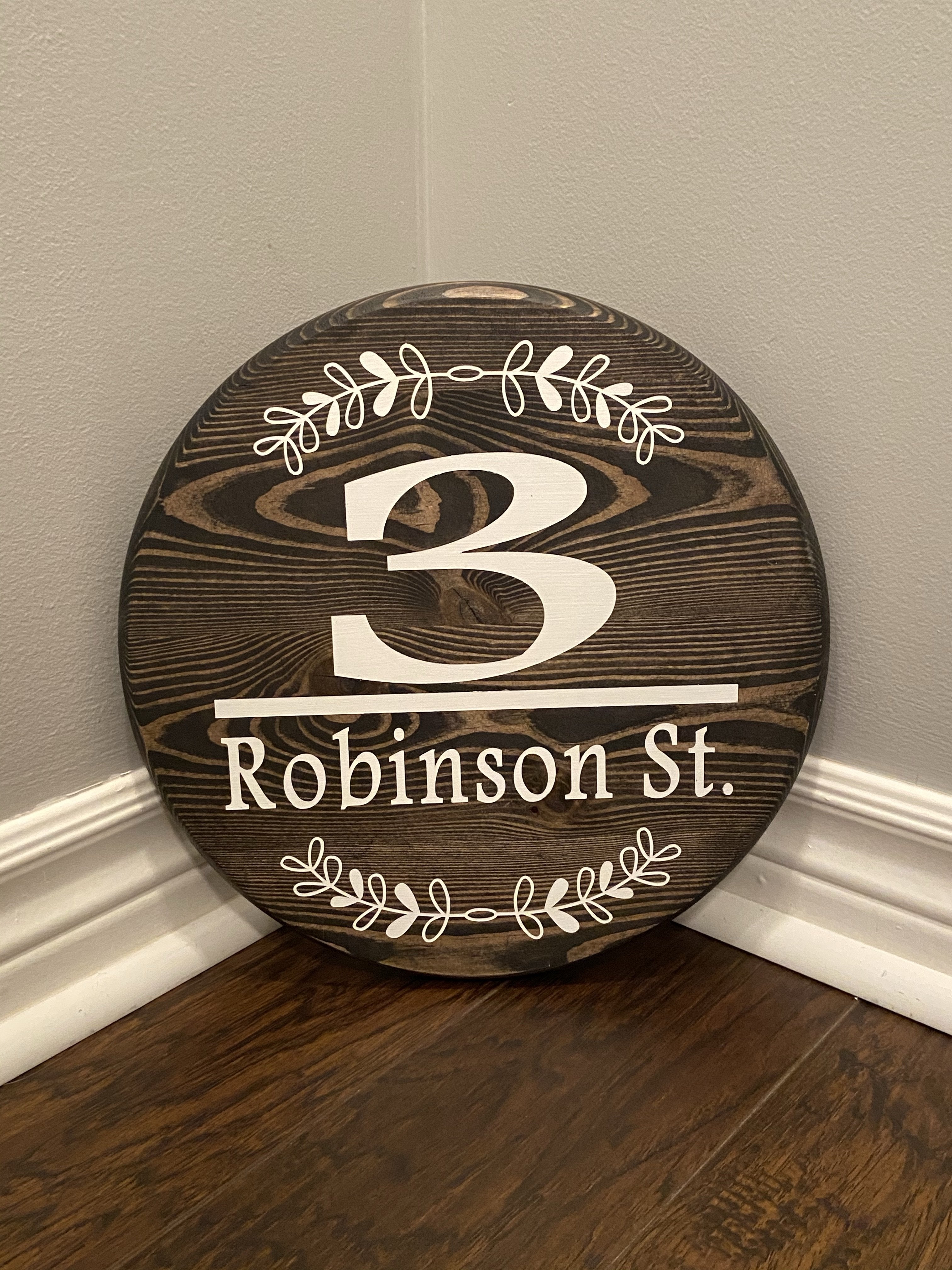 Custom Address Sign