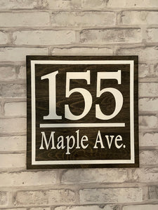 Address Sign