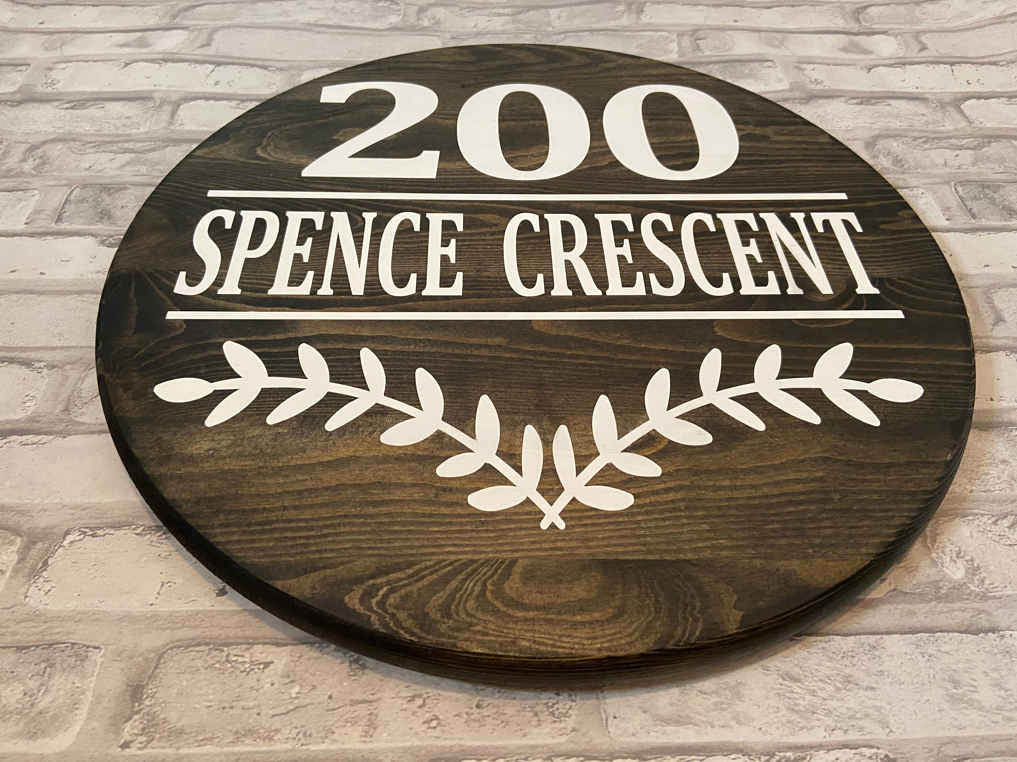 18” Address Sign