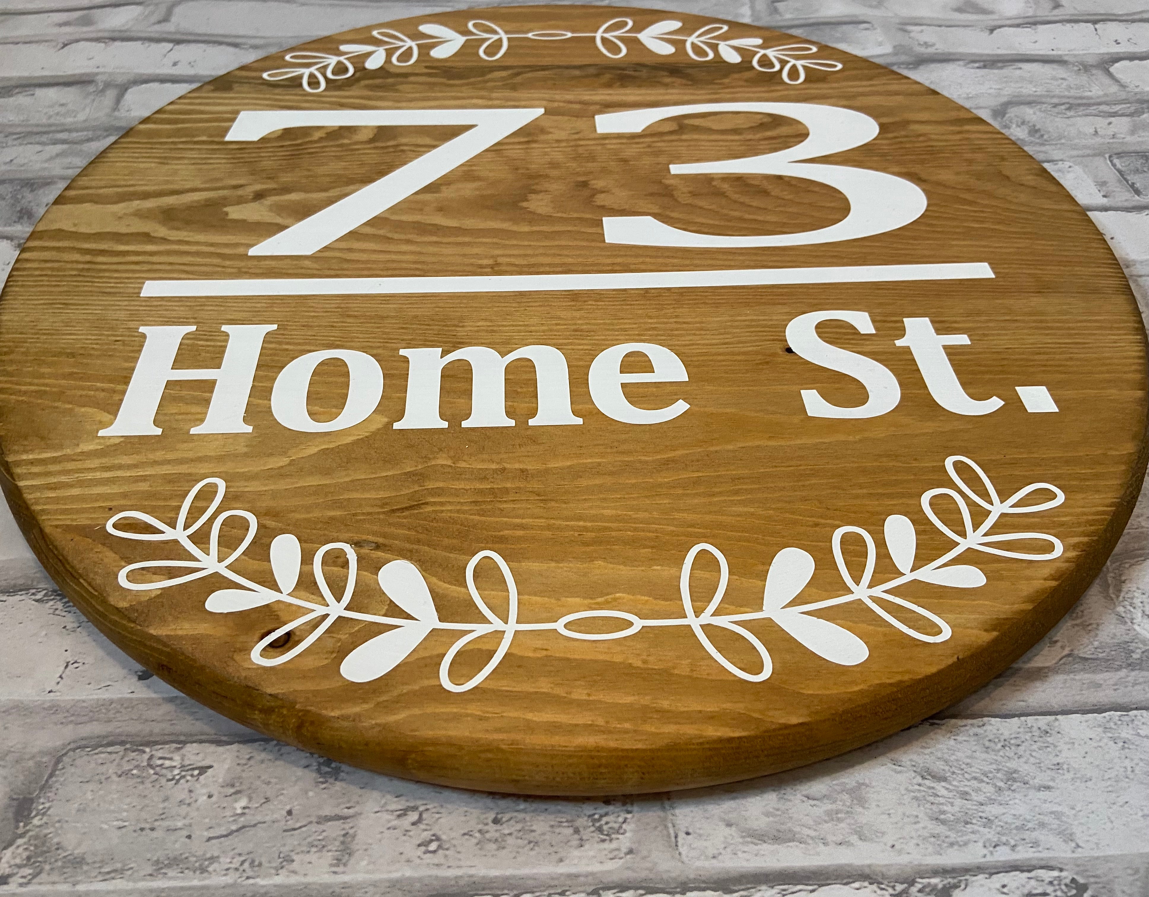 12” Address Sign