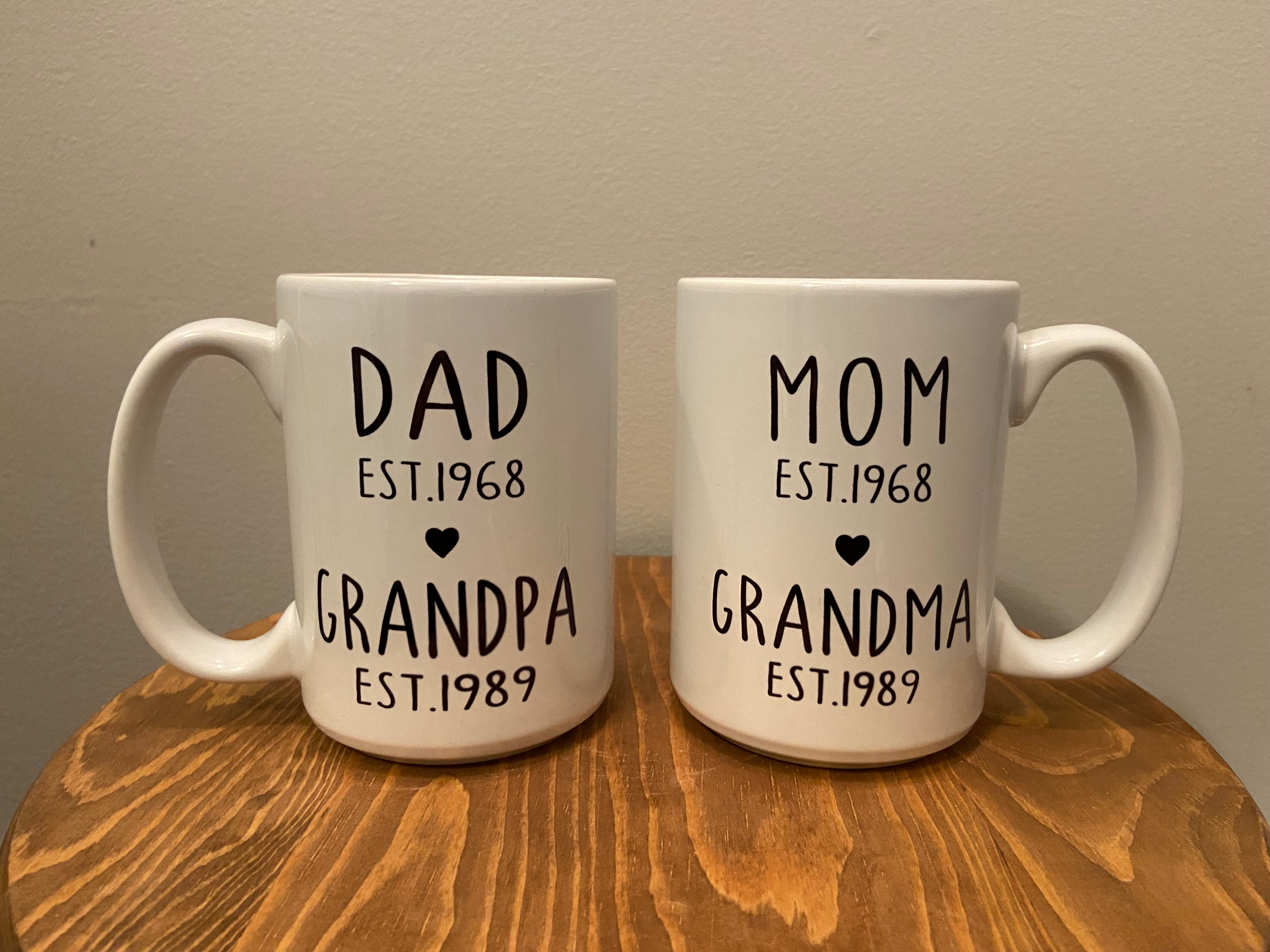 Grandma & Grandpa Mug Set