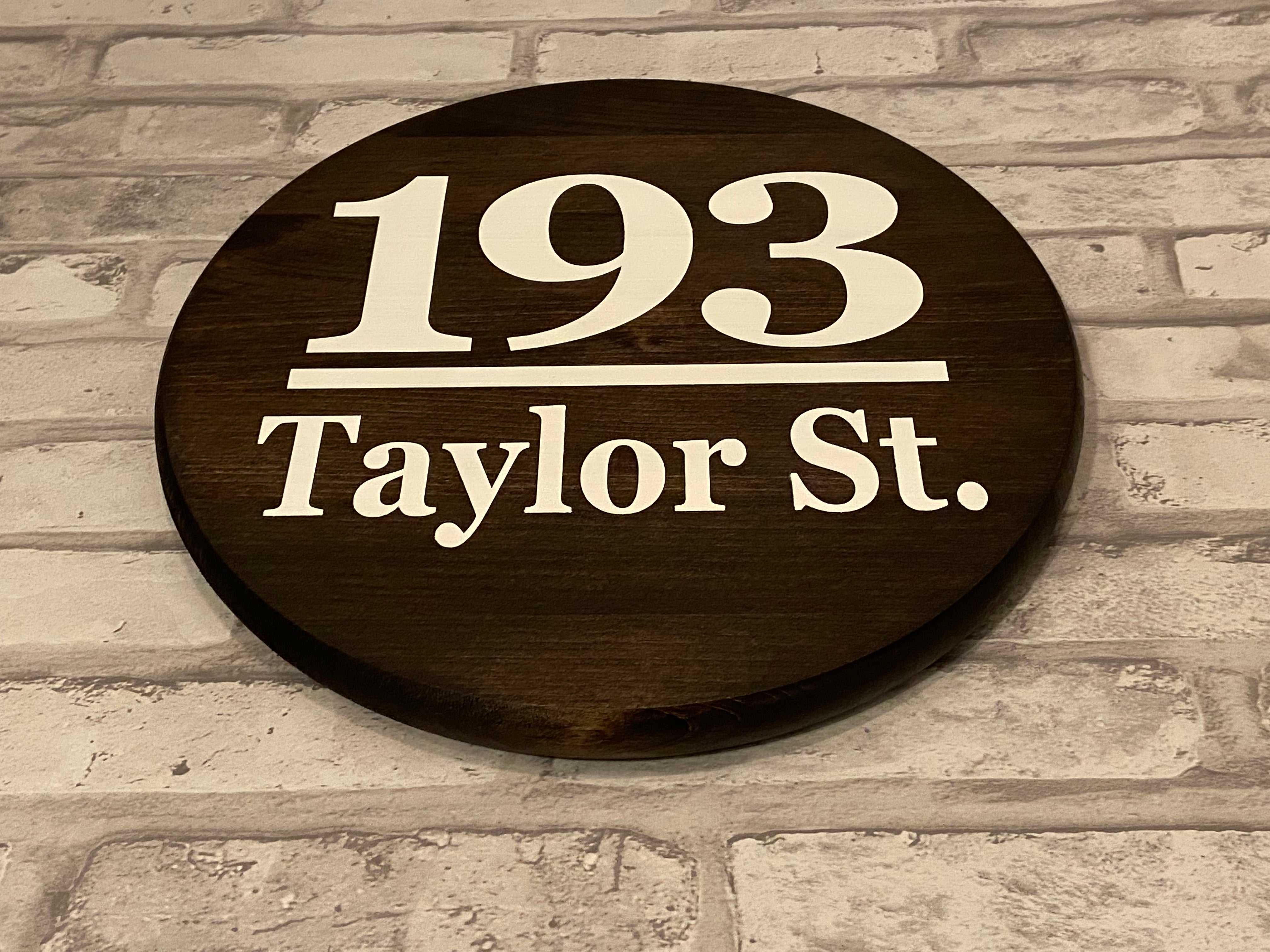 12” Address Sign