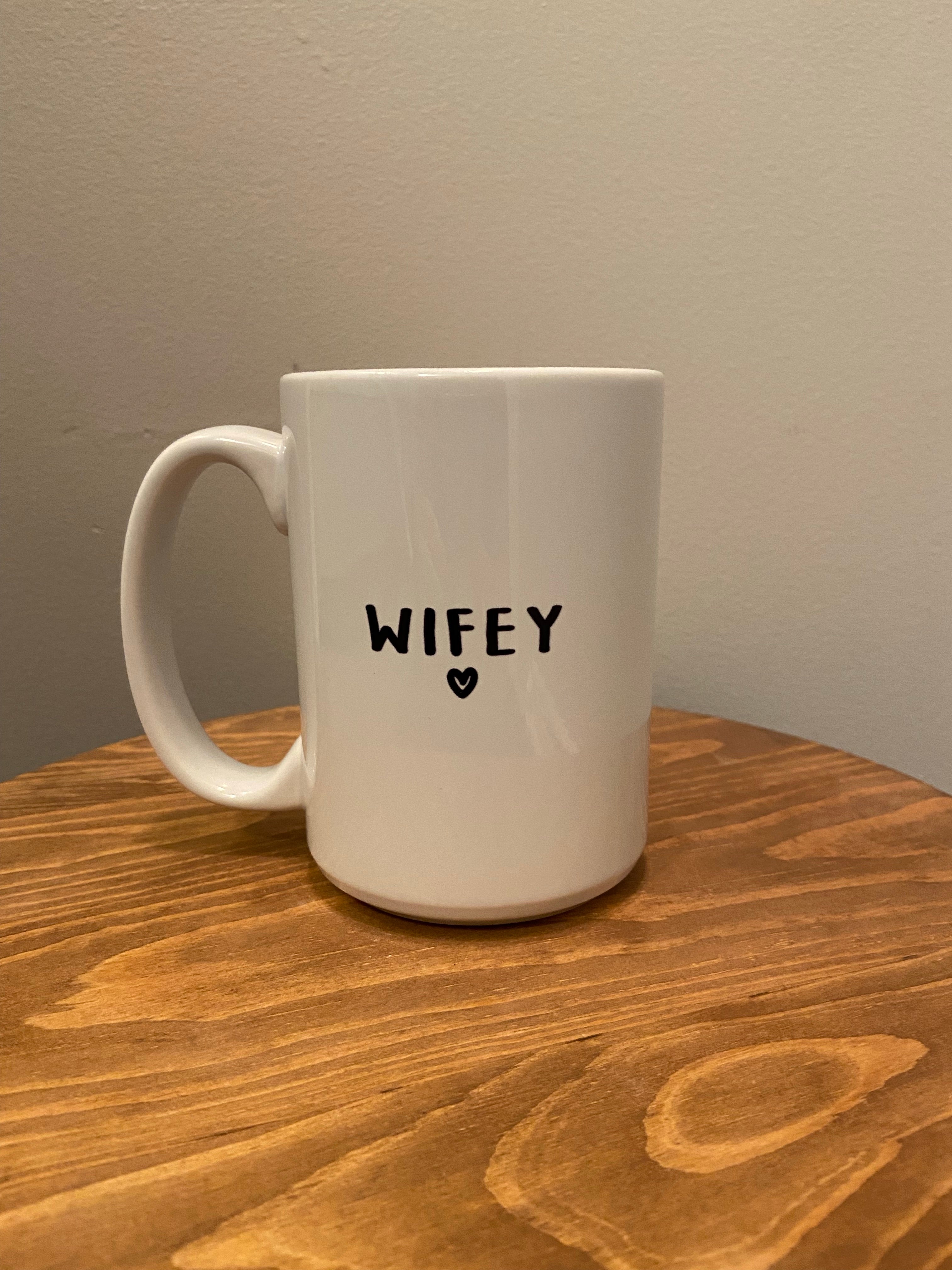 15oz Hubby/Wifey Mug Set