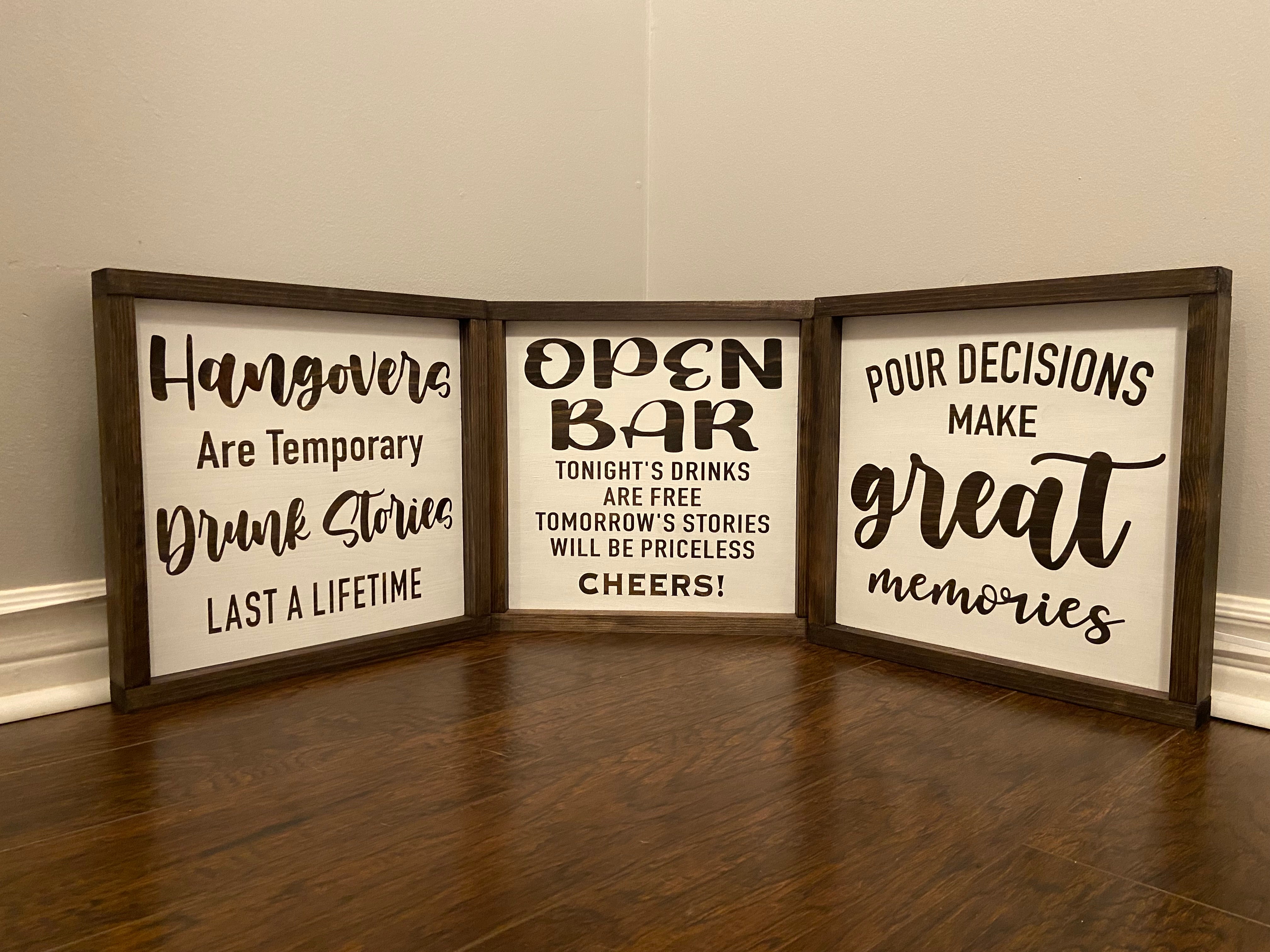 Bar Sign Set