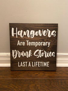 Hangover - Bar Sign