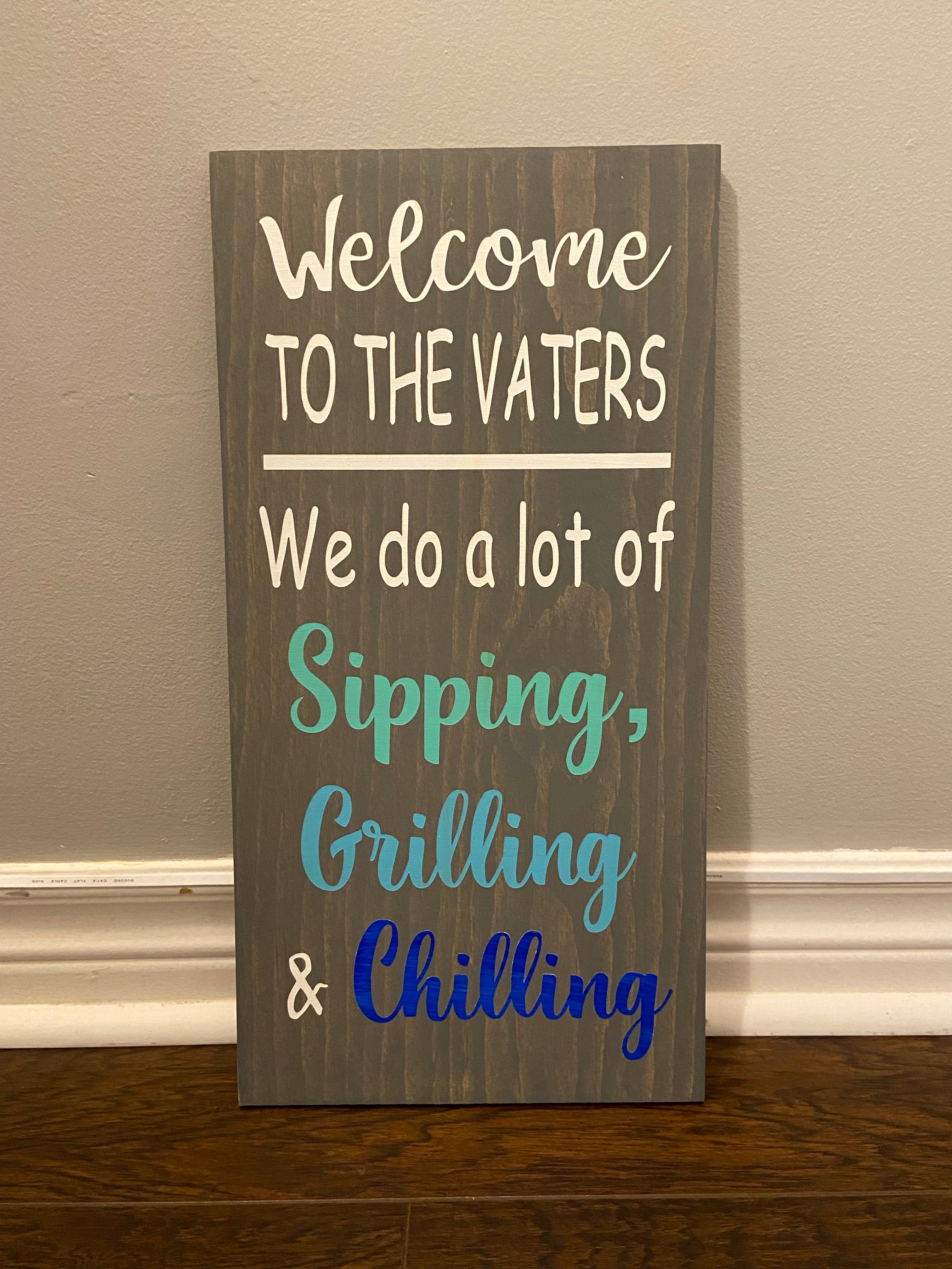 Personalized Deck Sign