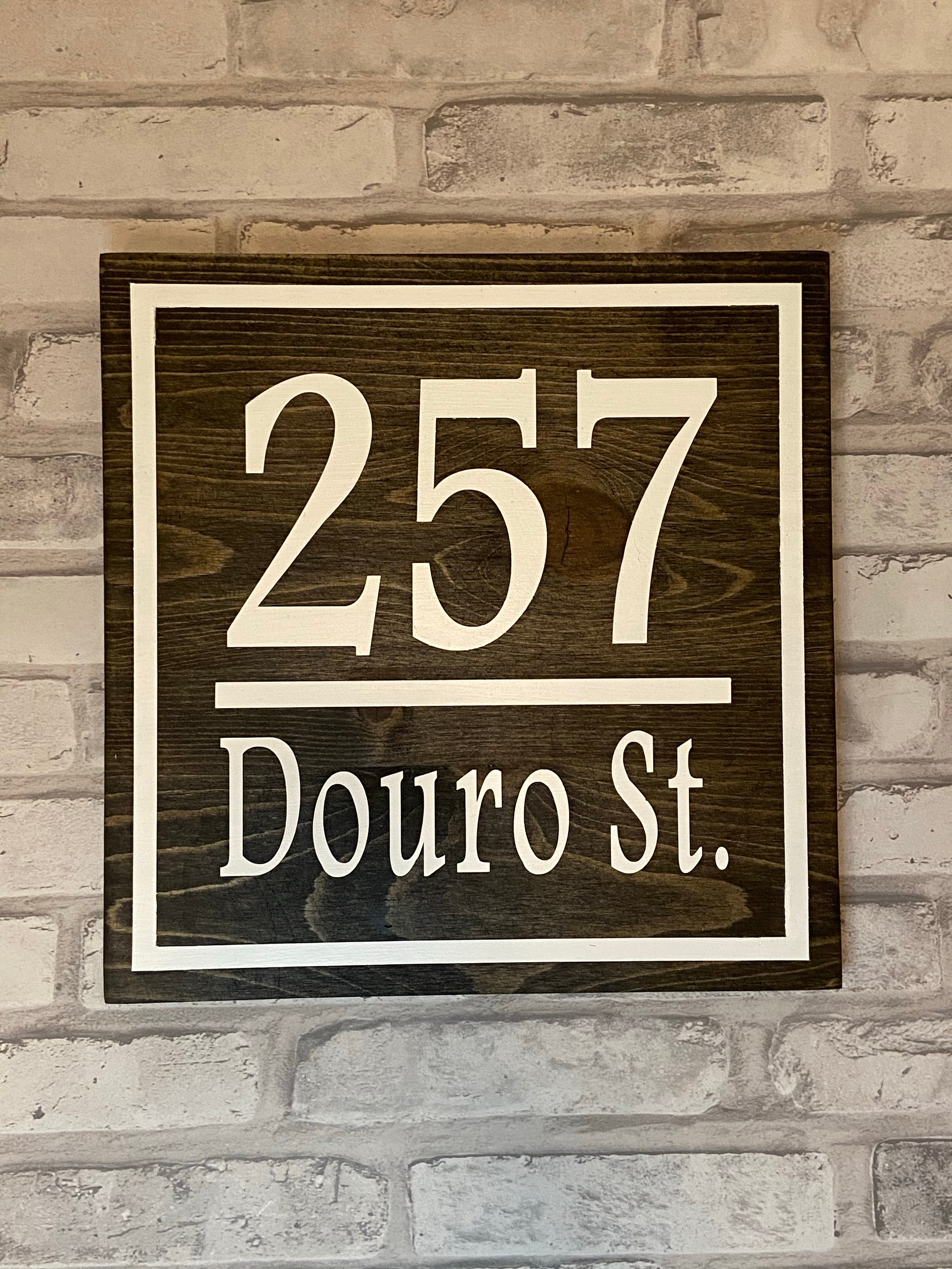 Address Sign