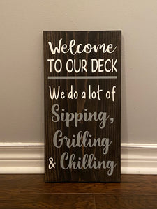 Deck Sign