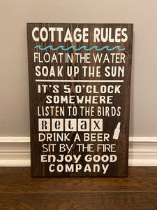 Cottage Sign