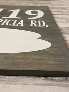 Golf Address Sign