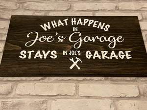 Garage Sign