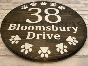 18” Address Sign