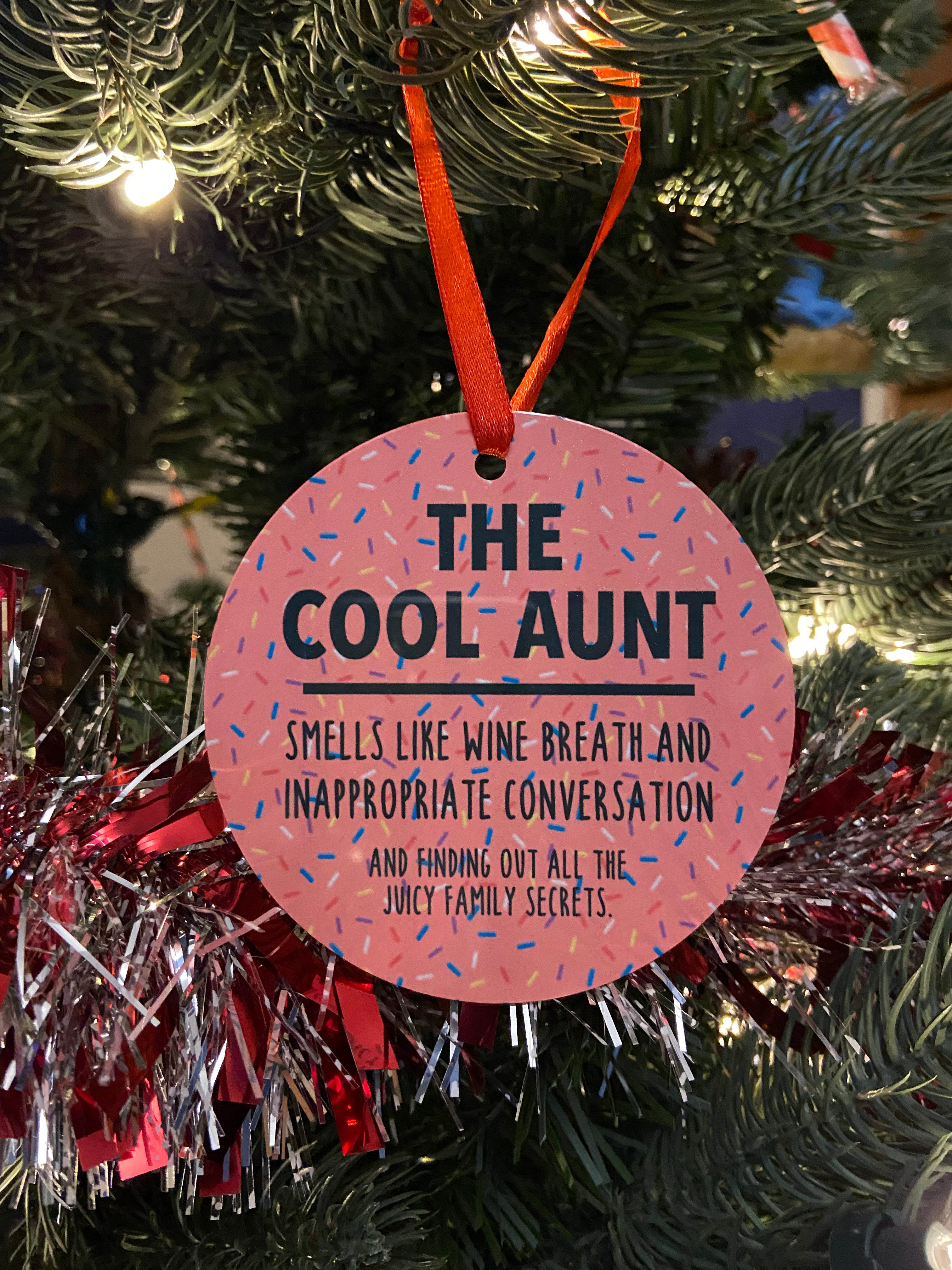 Cool Aunt Ornament