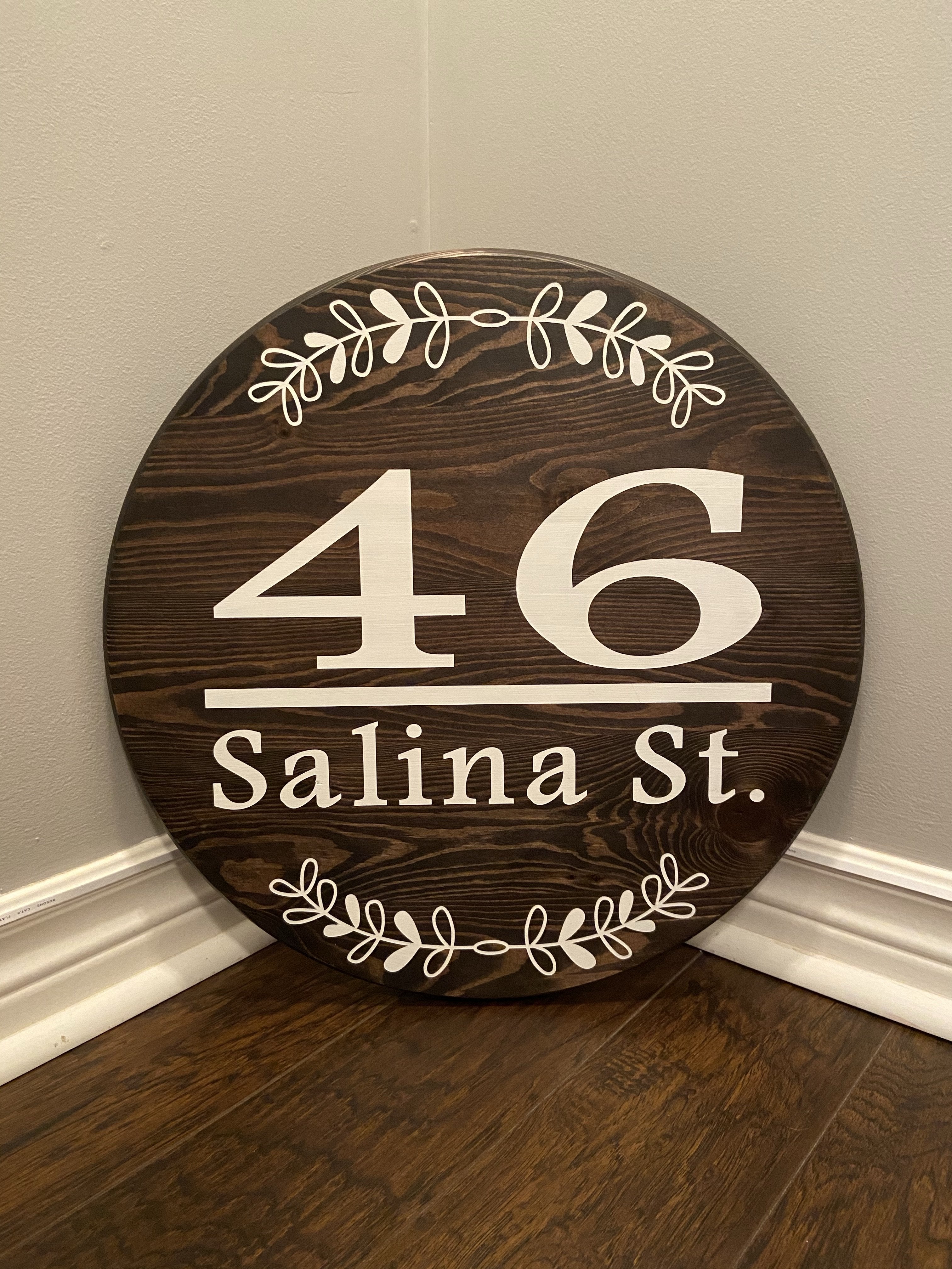 Custom Address Sign