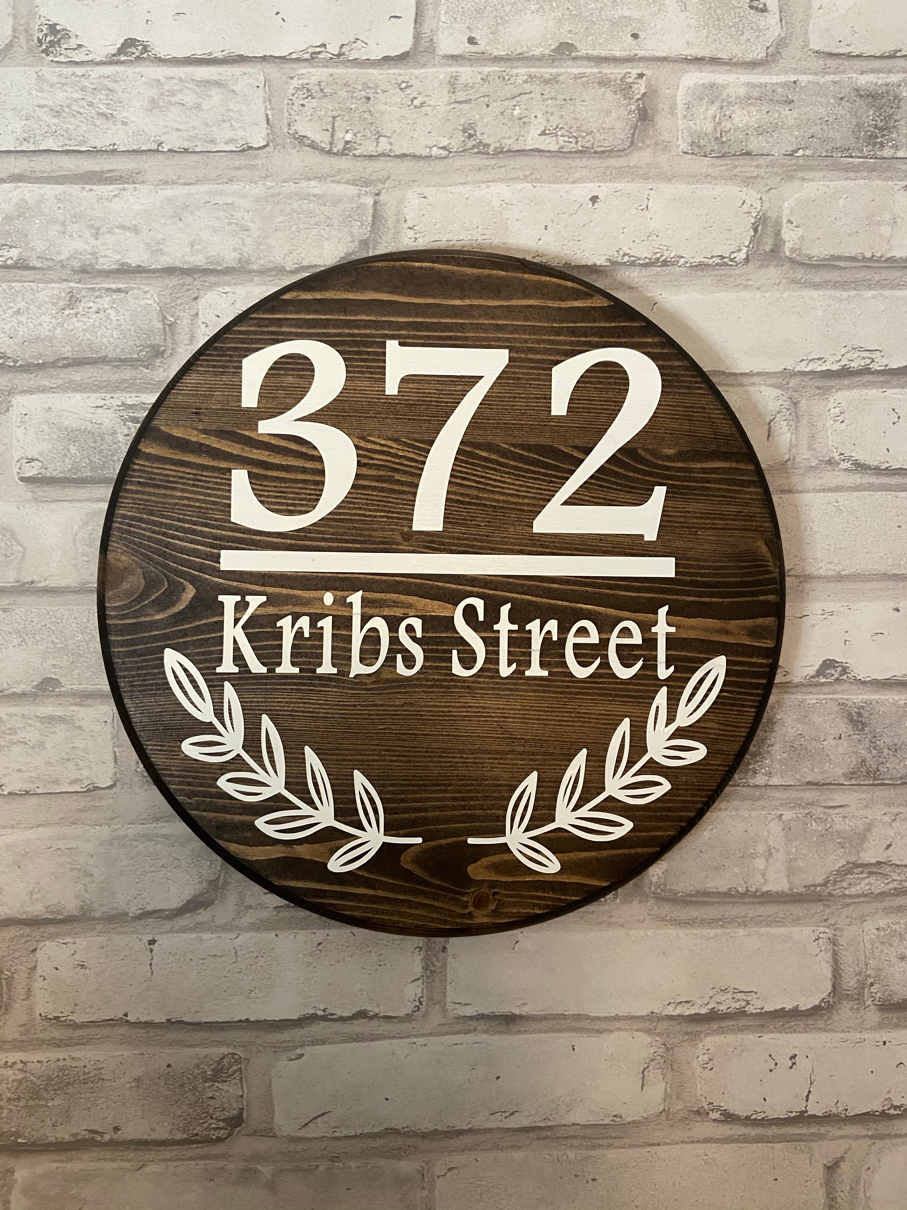 Custom Address Sign