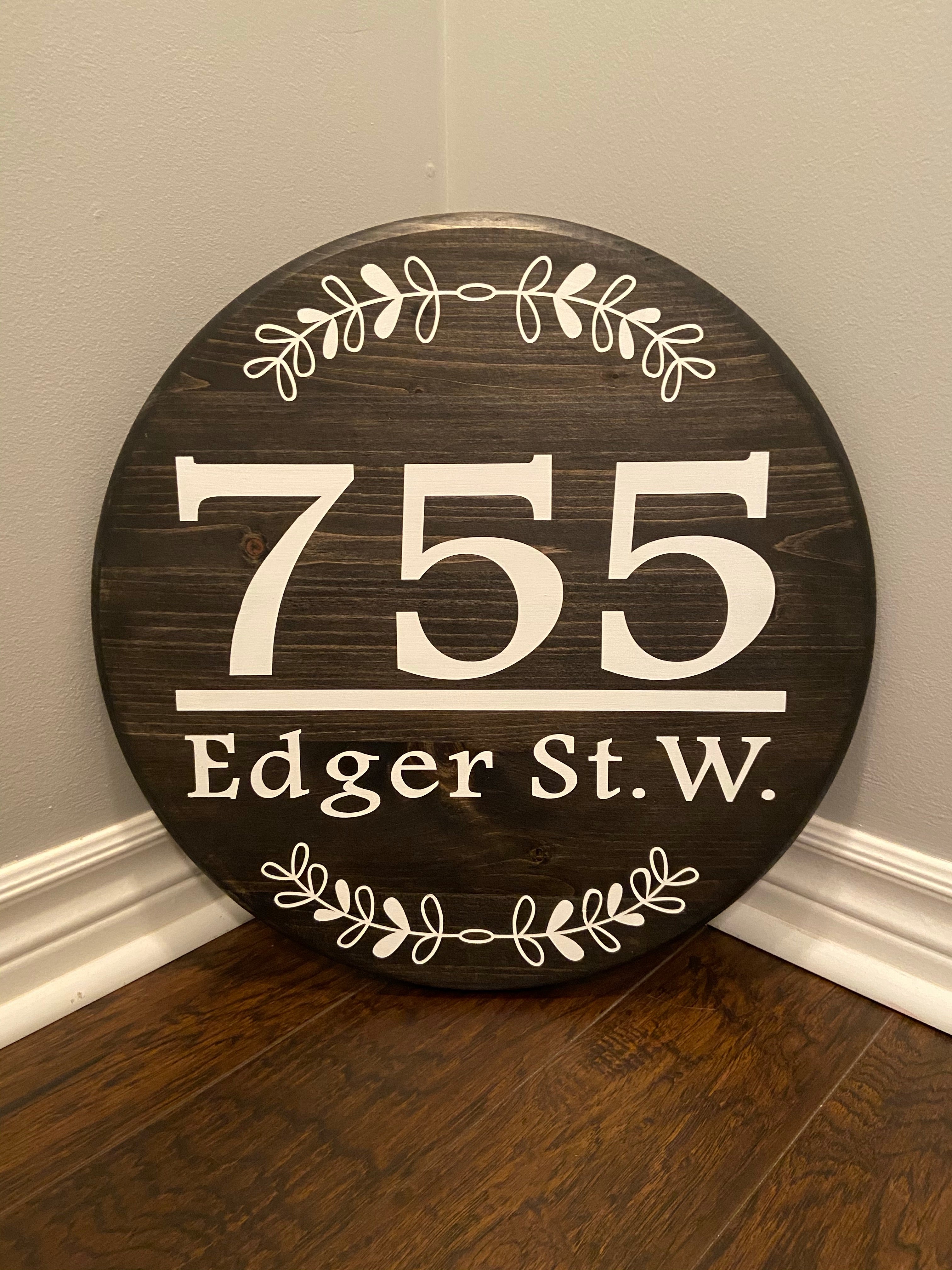 Address Sign