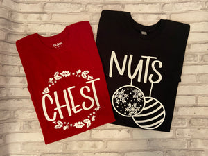 Chest/Nuts Christmas Shirts