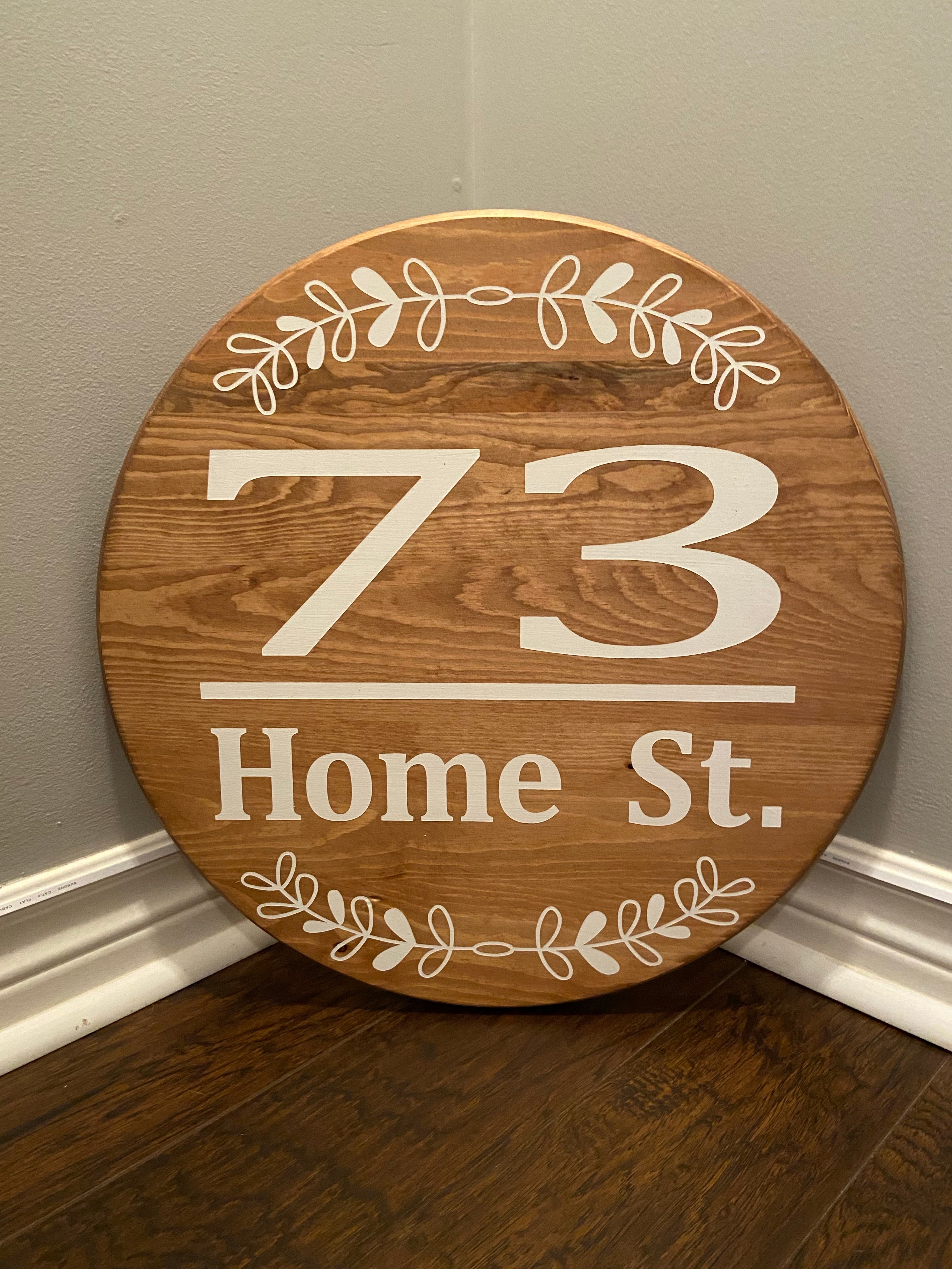 12” Address Sign