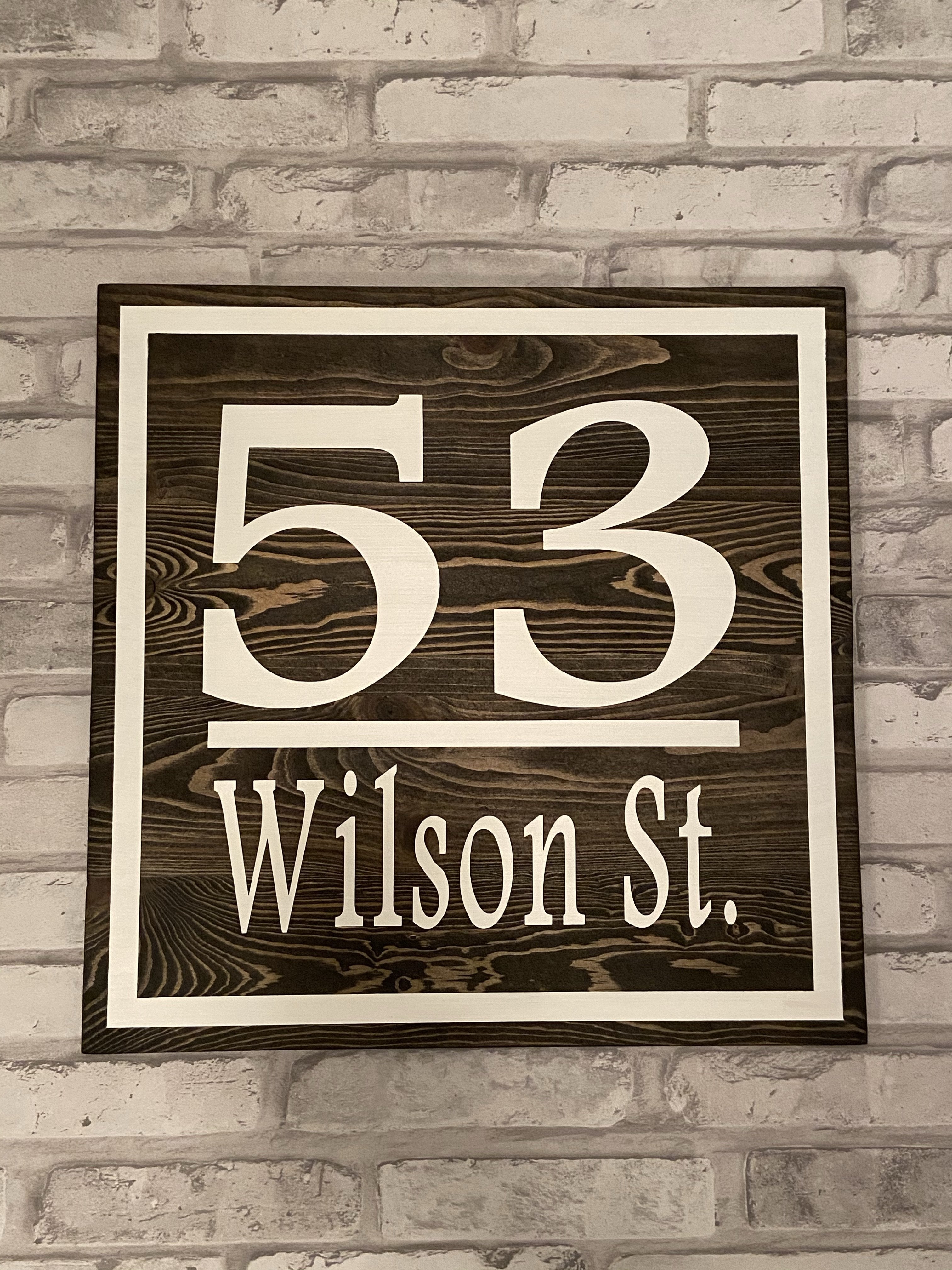 Address Sign