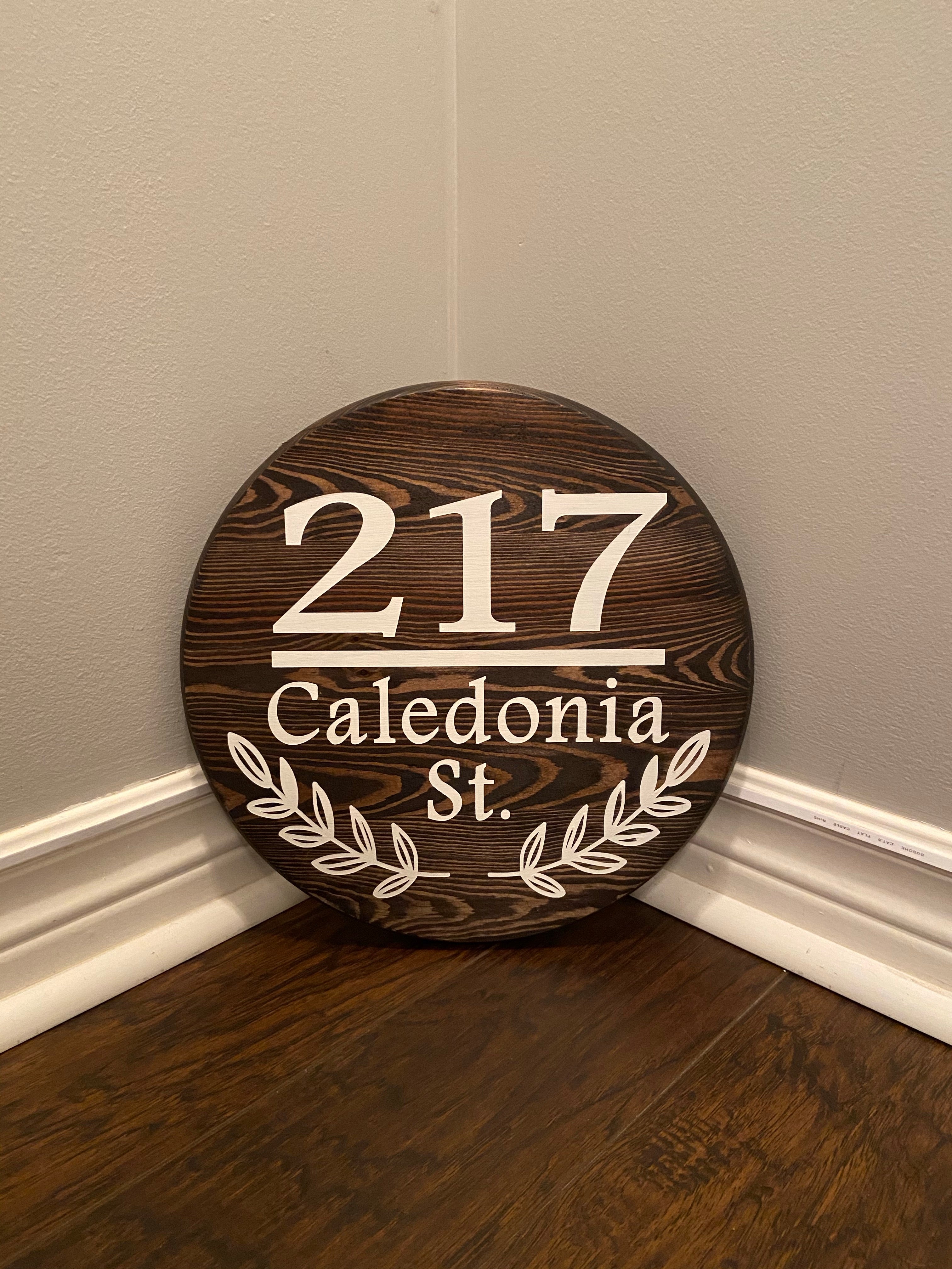 Custom Address Sign