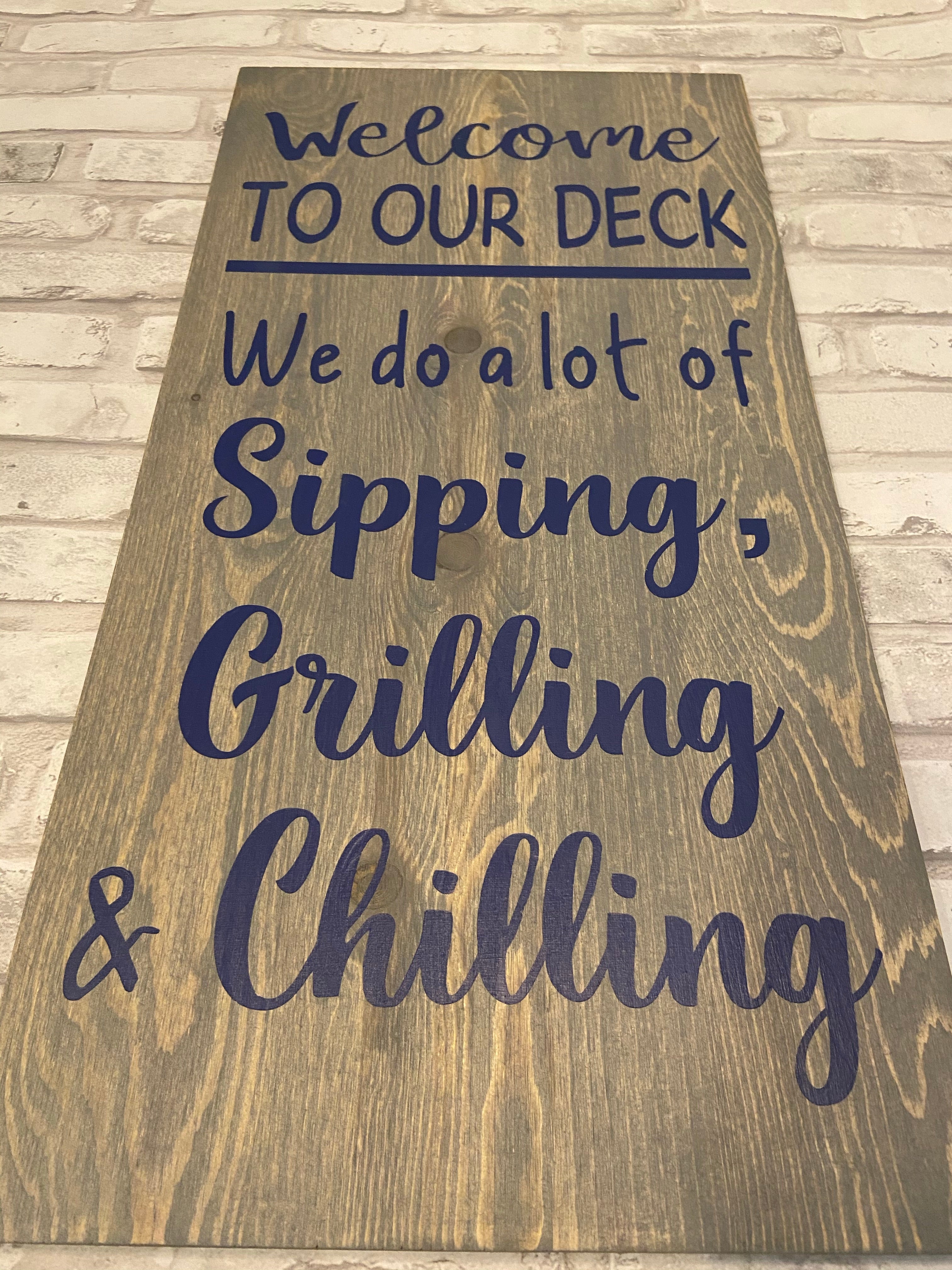 Deck Sign